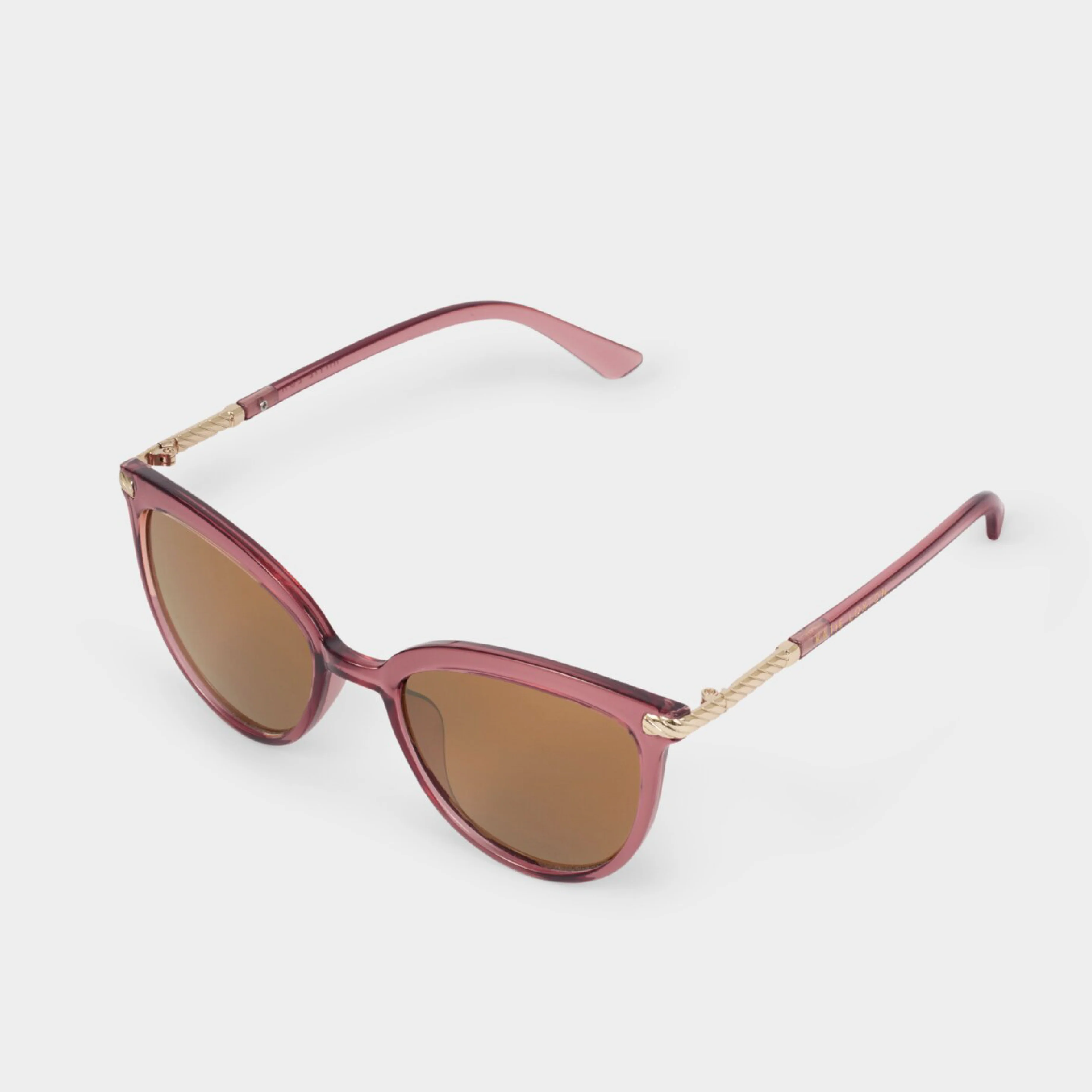 Ravello Round Sunglasses | Cherry Transparent - Image 3