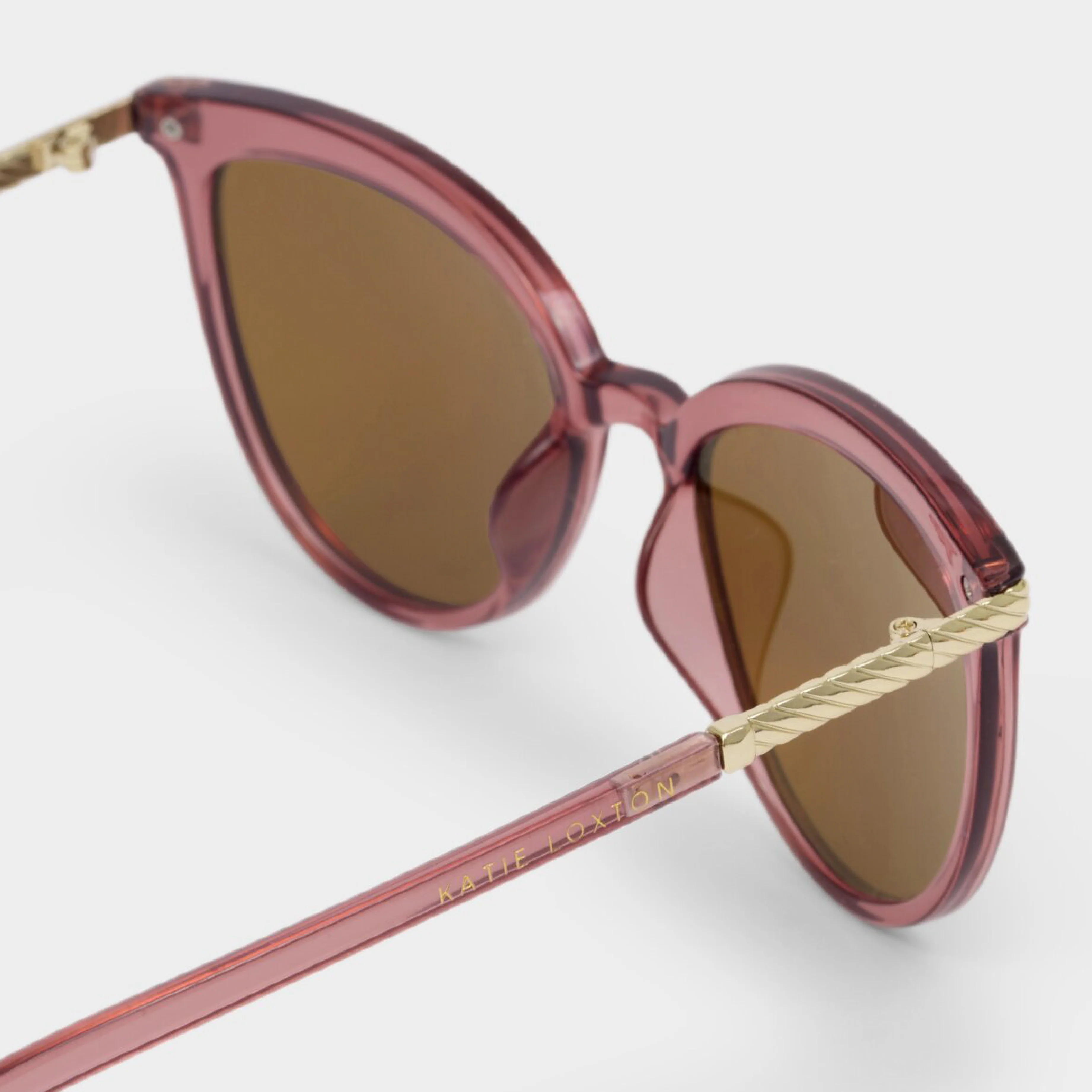 Ravello Round Sunglasses | Cherry Transparent - Image 5
