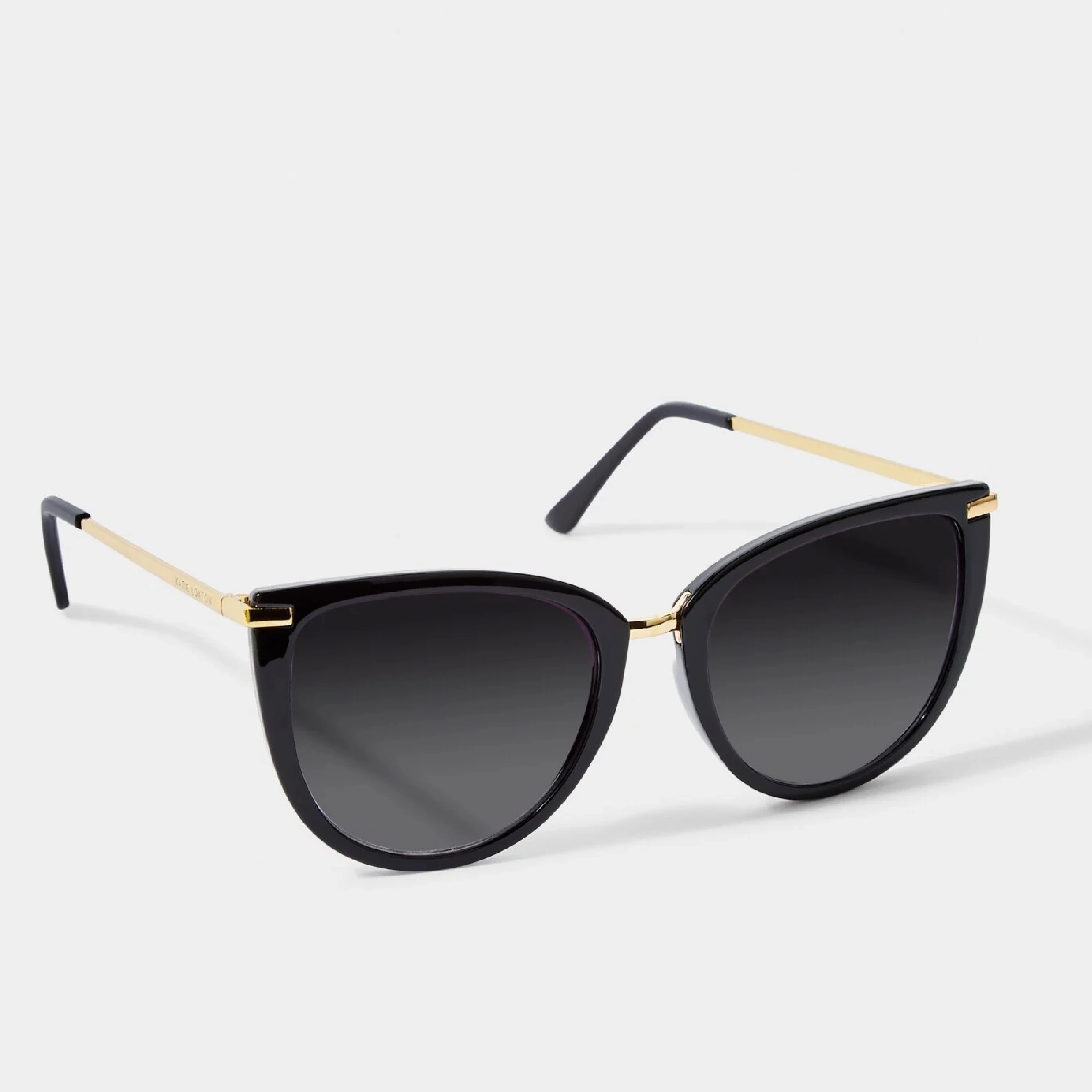 Sardinia Round Cat-Eye Sunglasses | Black - Image 4