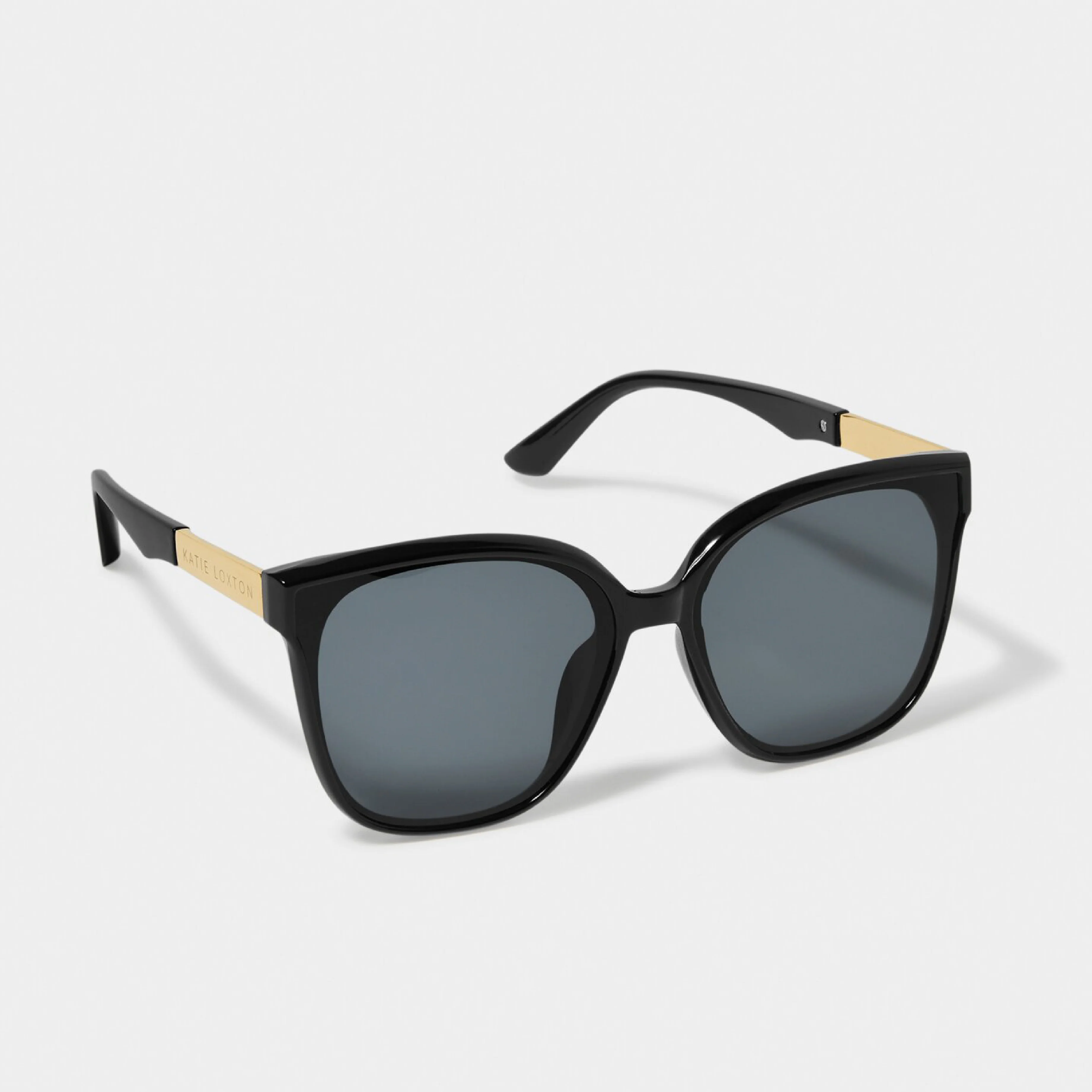 Savannah Oversized Square Sunglasses | Black - Image 2
