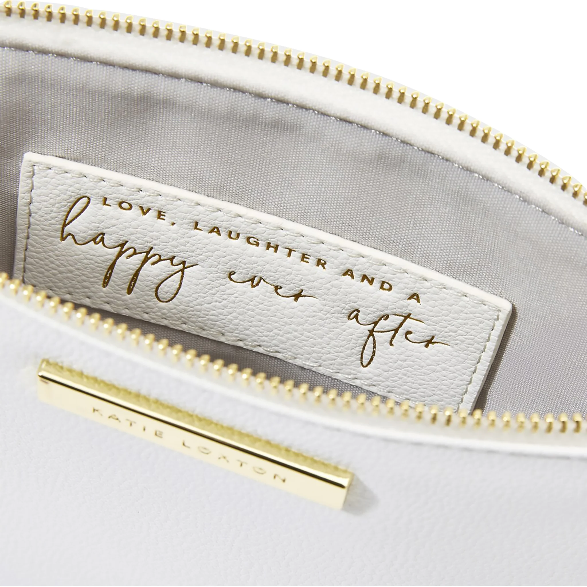 Semi-Precious Stone Bridal Pouch | Love, Laughter And A Happy Ever After | Pearl - Image 3