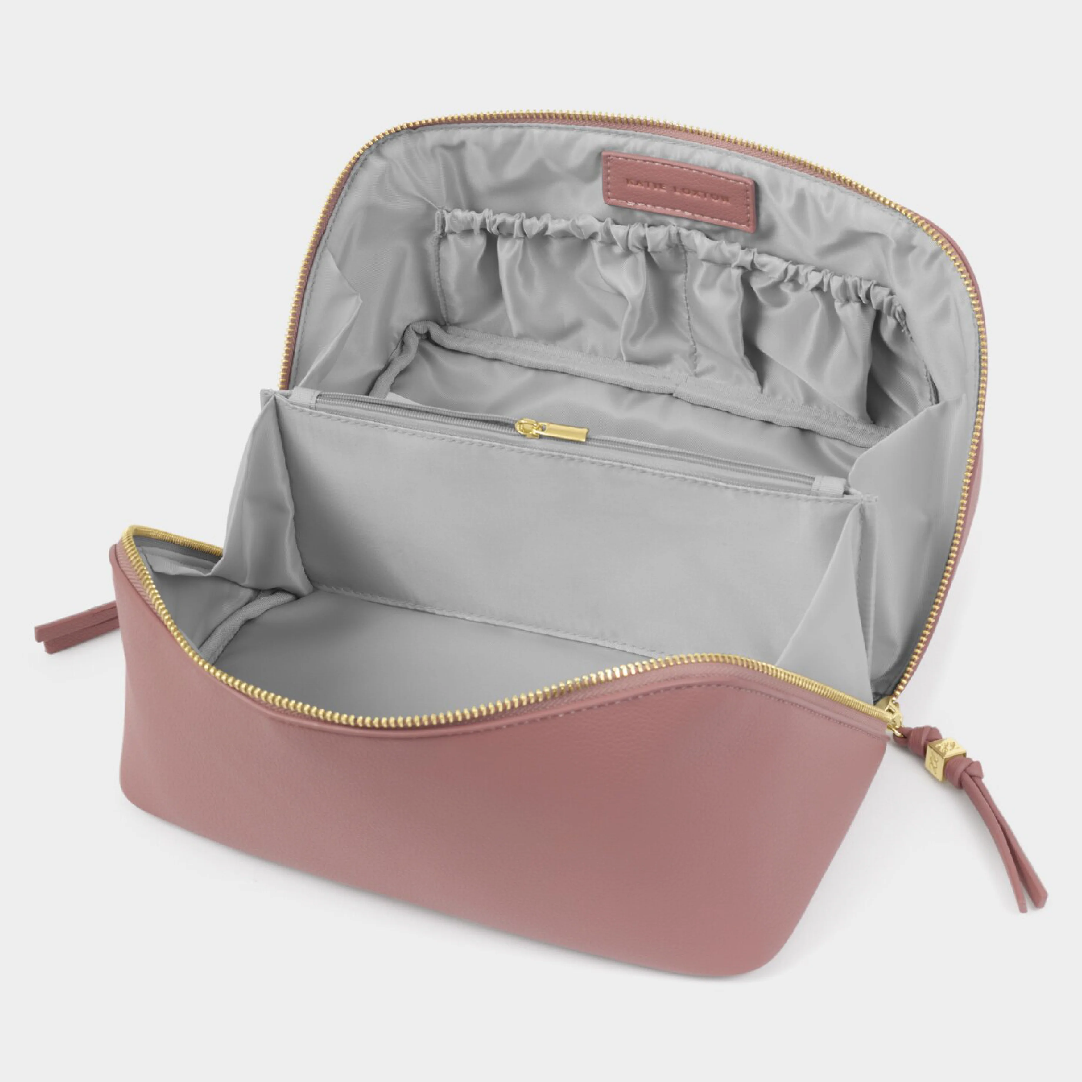 Soho Makeup & Wash Bag | Deep Rose | Large - Image 3