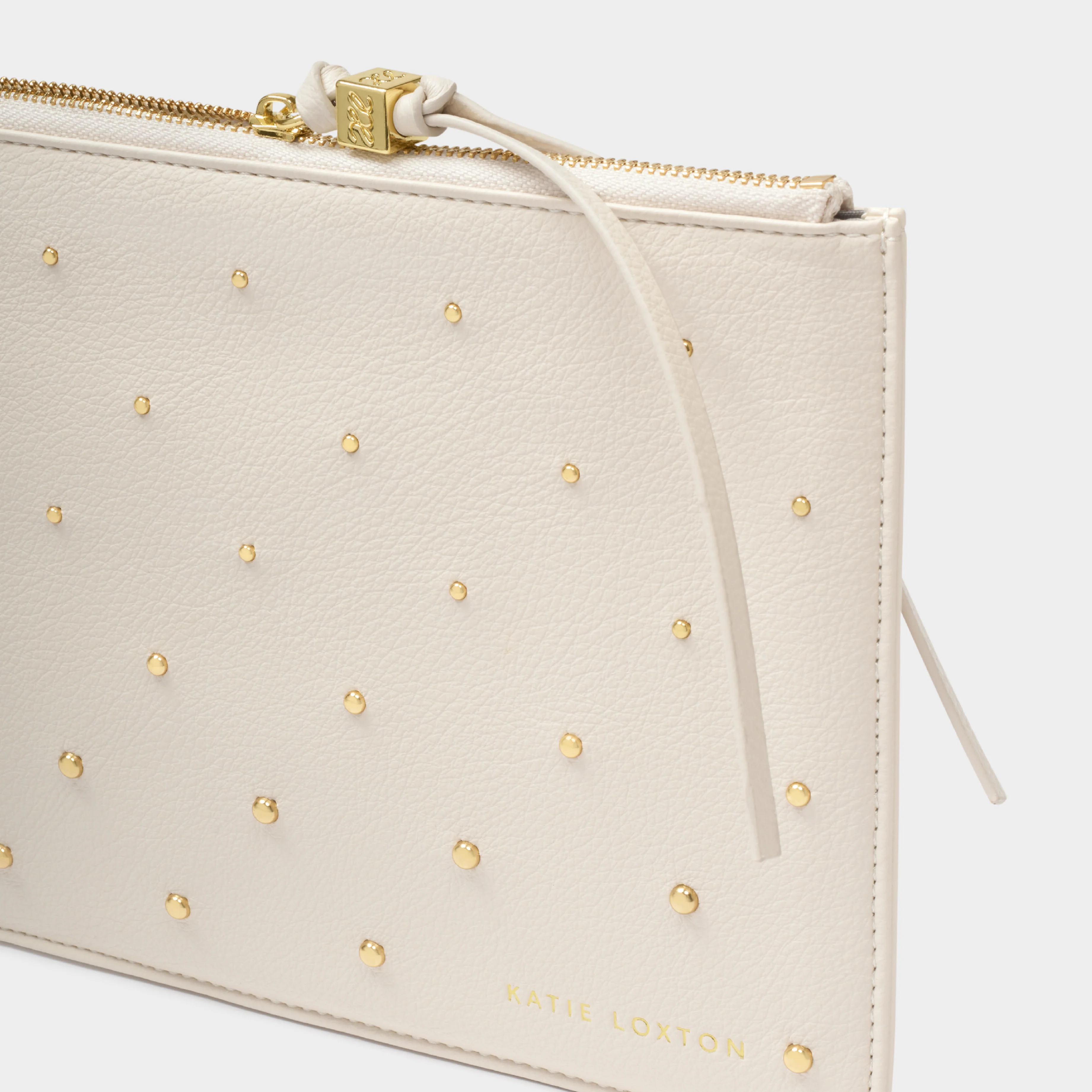 Studded Tassel Charm Pouch | Off White - Image 4