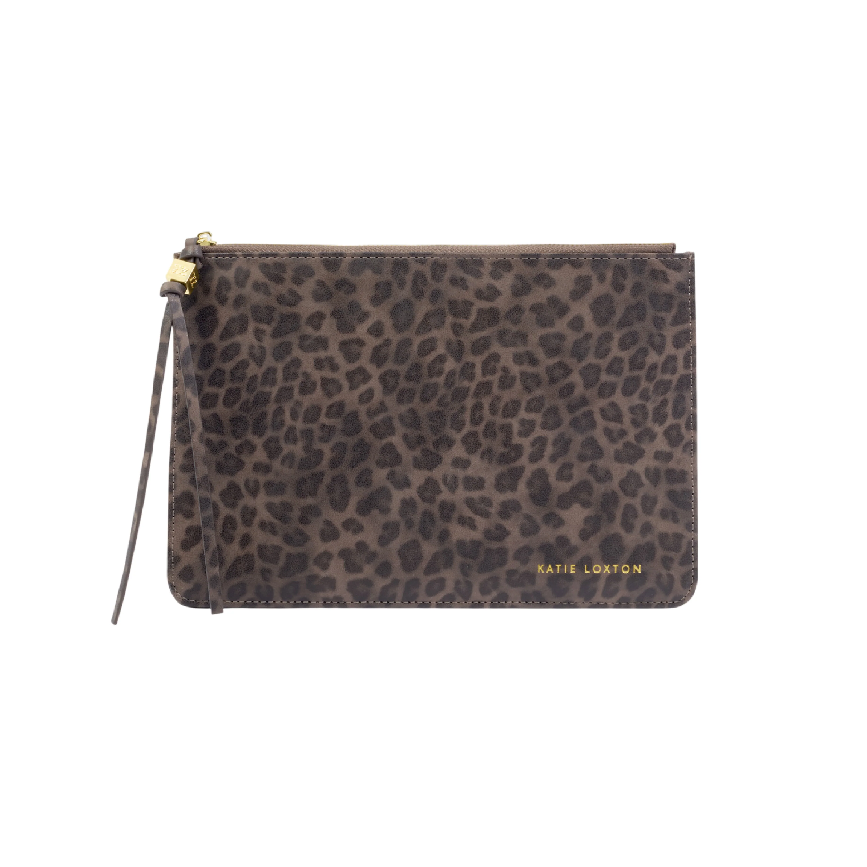 Tassel Charm Pouch | Leopard Print