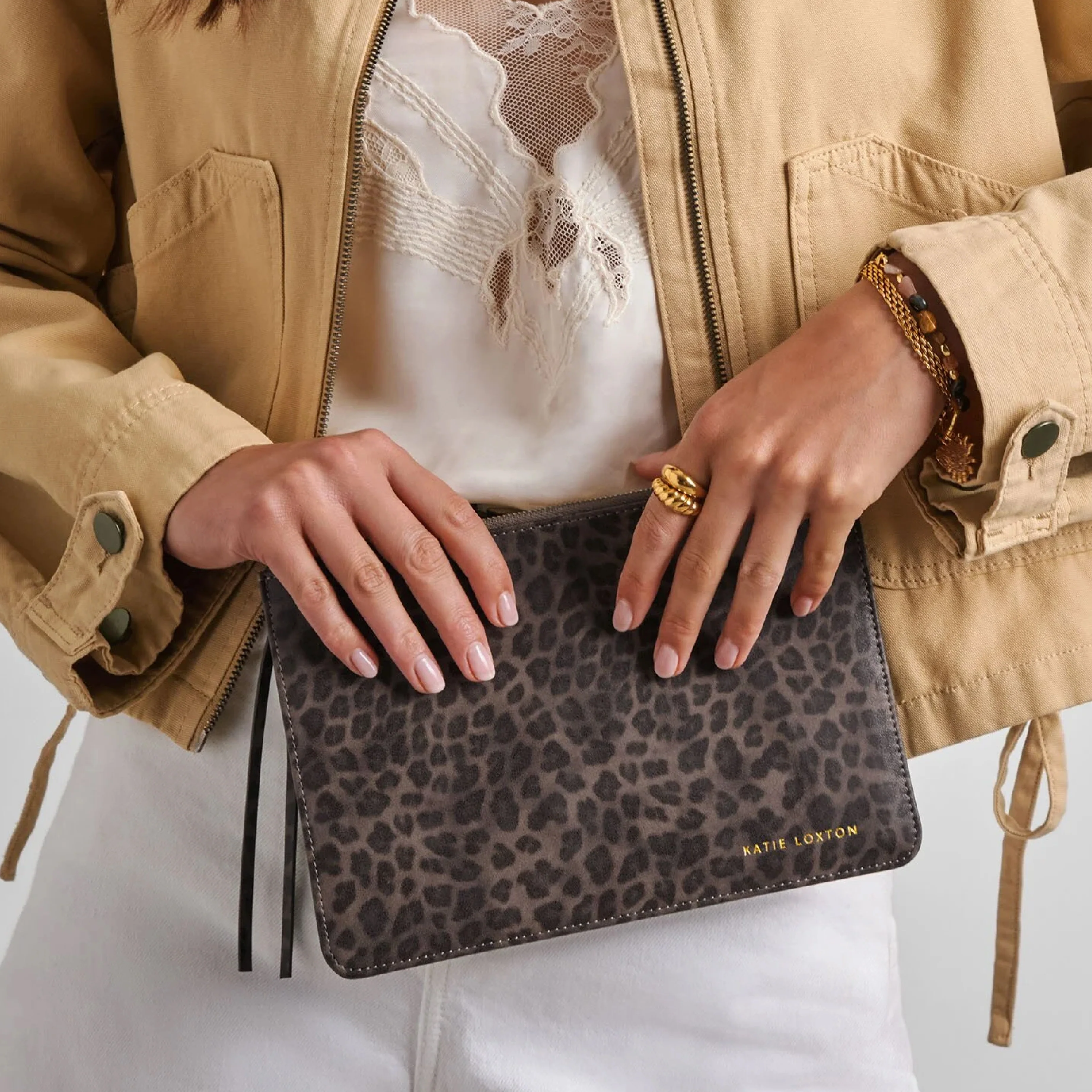Tassel Charm Pouch | Leopard Print - Image 2