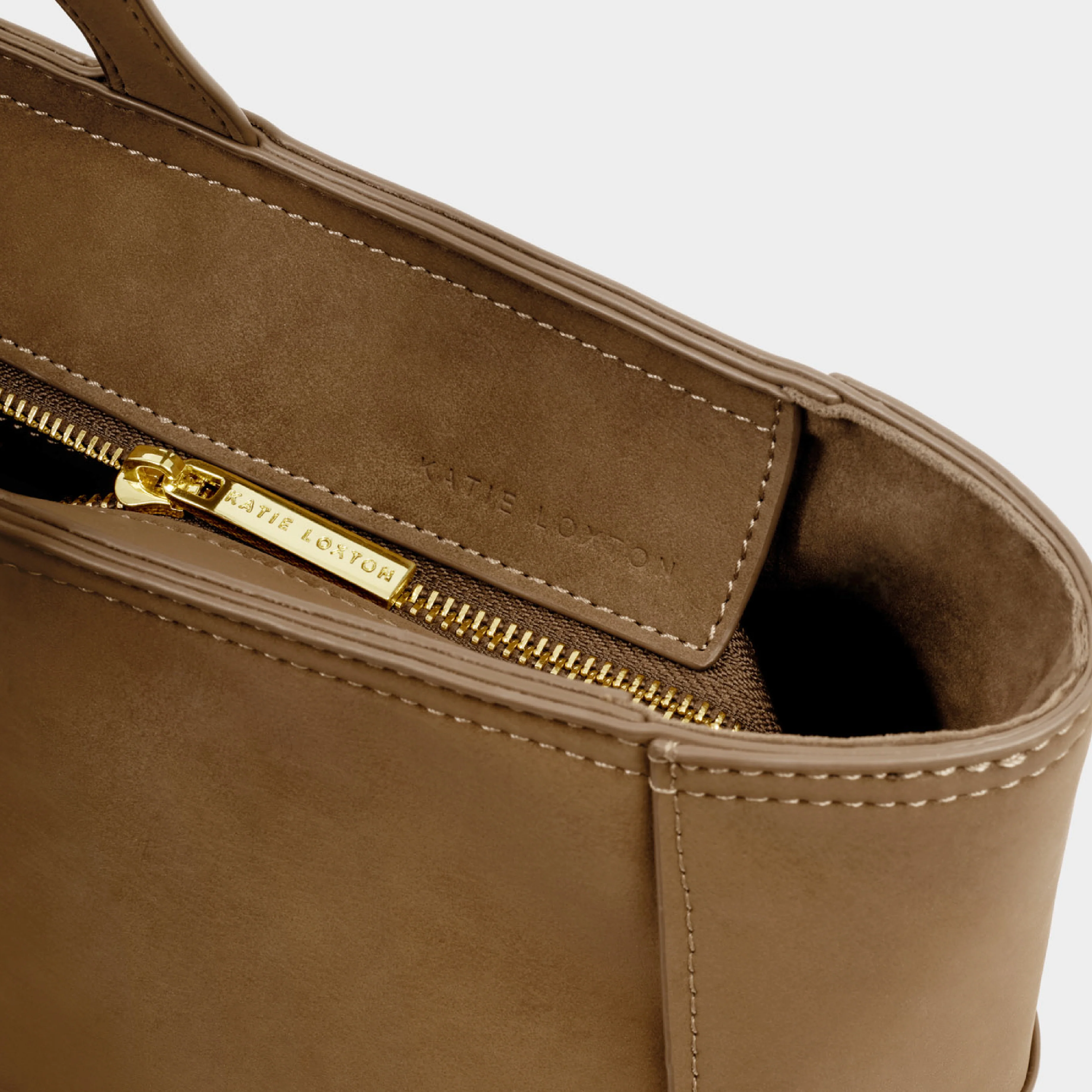 Taya Hand Woven Suedette Shoulder Bag | Caramel - Image 3