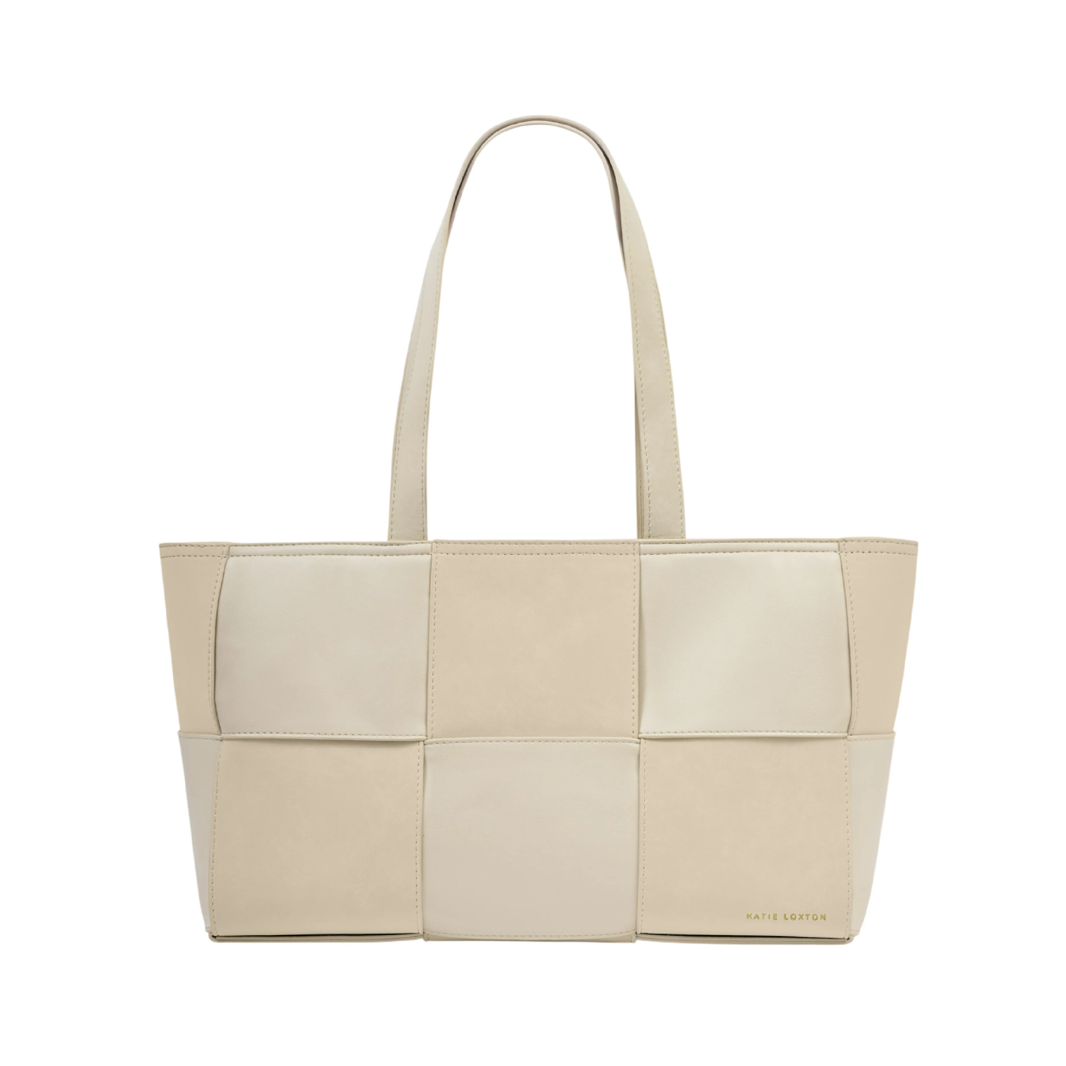 Taya Hand Woven Suedette Shoulder Bag | Off White