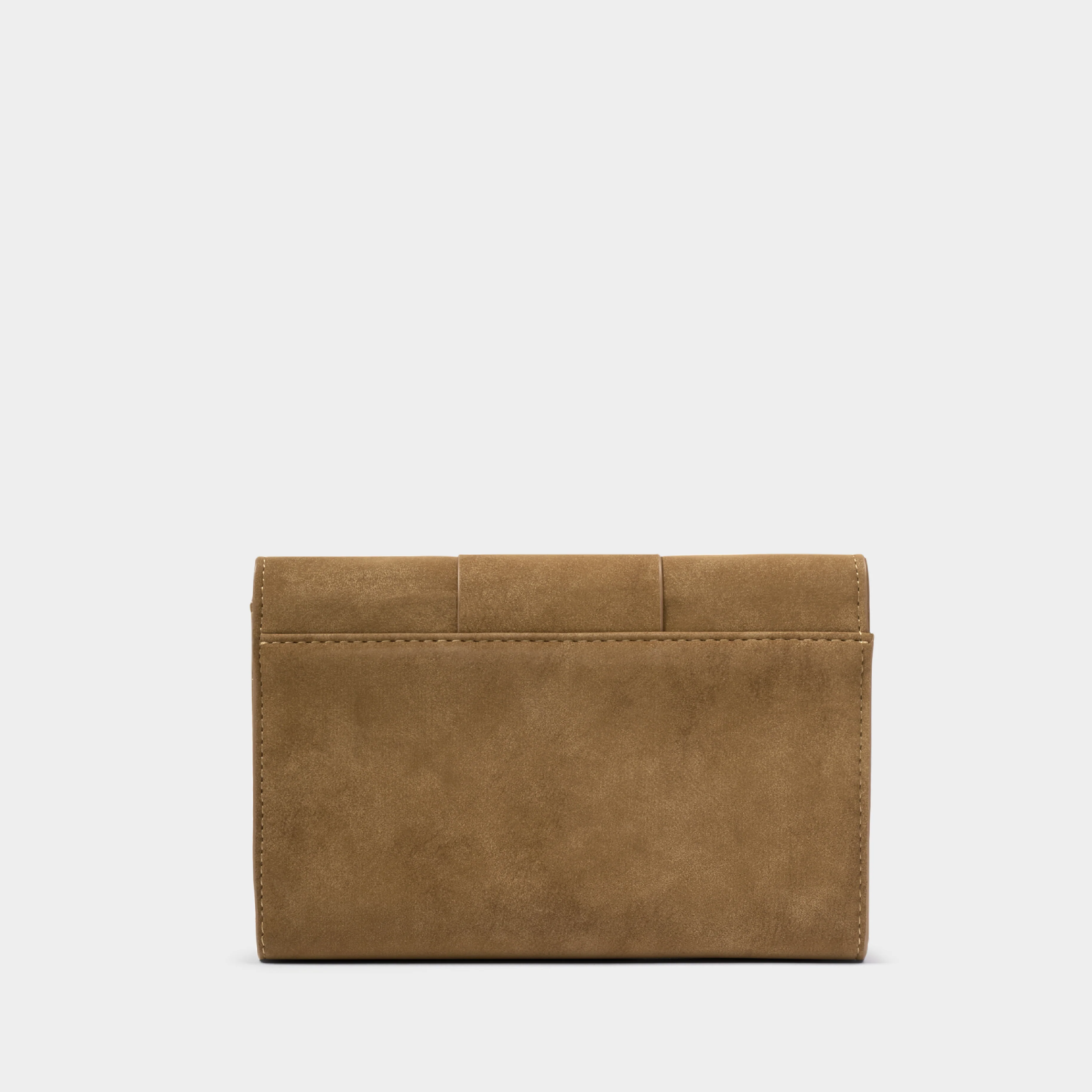 Taya Woven Suedette Purse | Caramel - Image 4