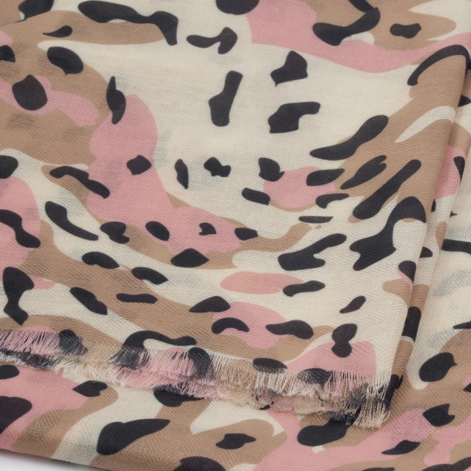 Tortoiseshell Print Scarf | Blush/Soft Taupe - Image 4