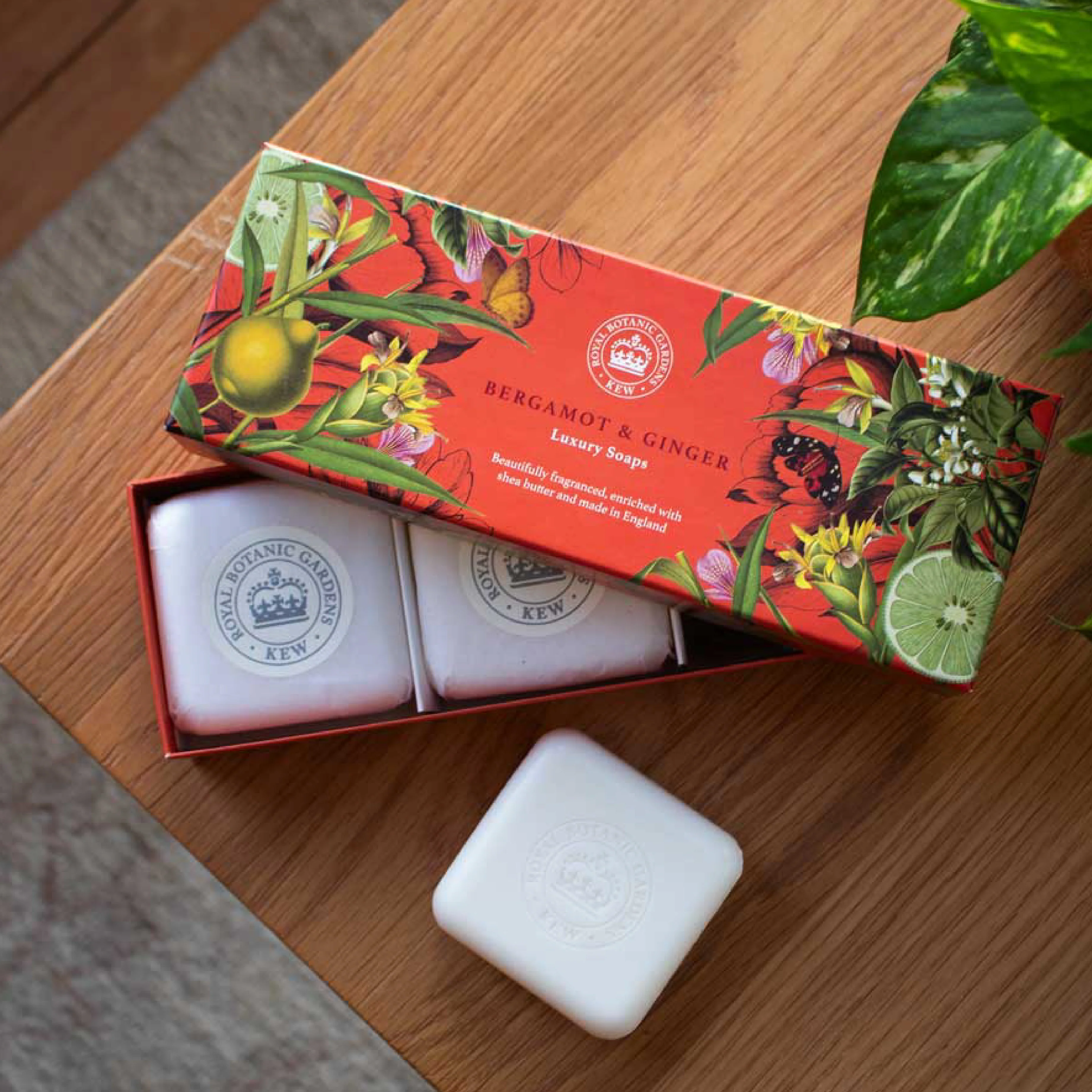 Begamot & Ginger Triple Soap Gift Box - Image 2