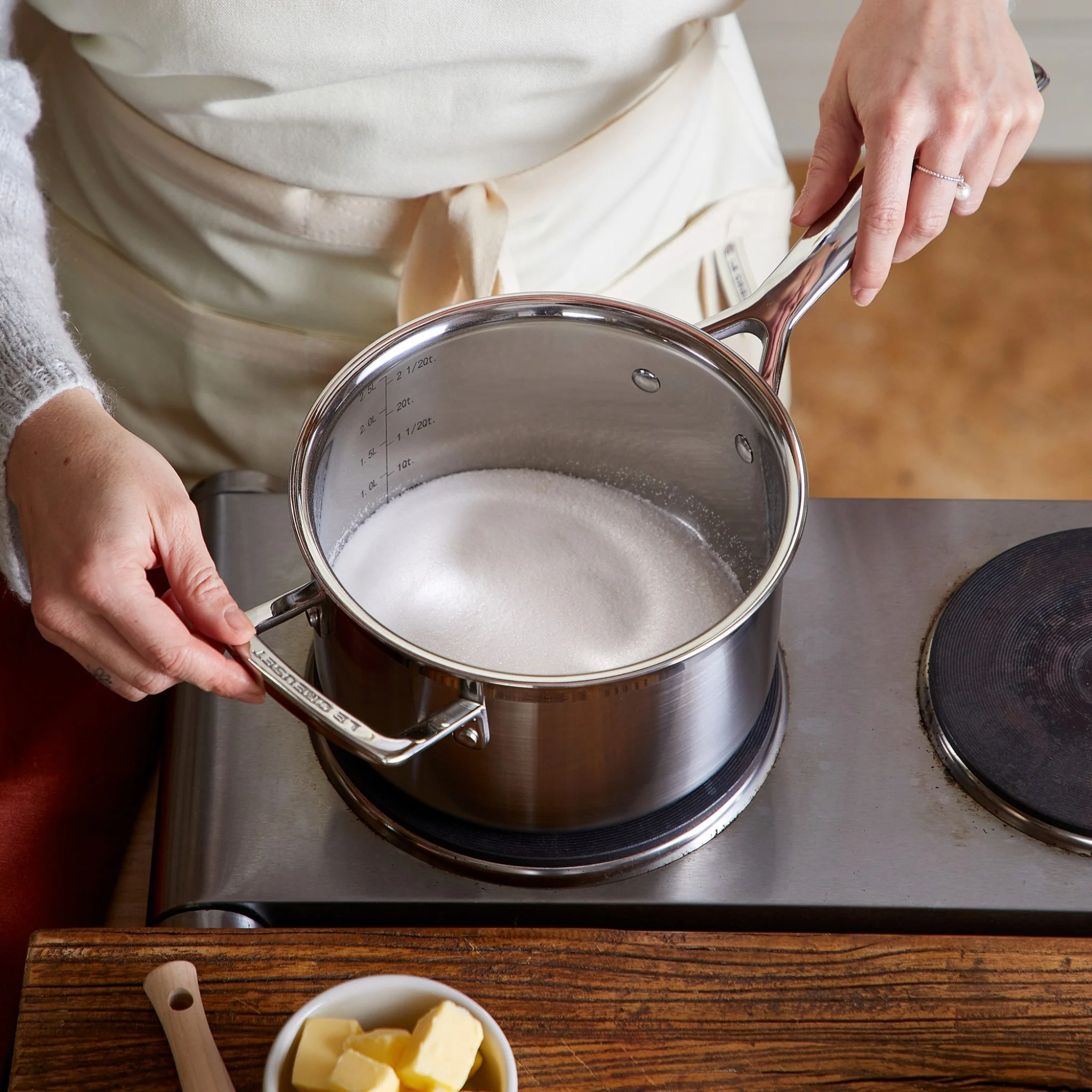 3-Ply Stainless Steel Saucepan with Lid | 16cm - Image 2