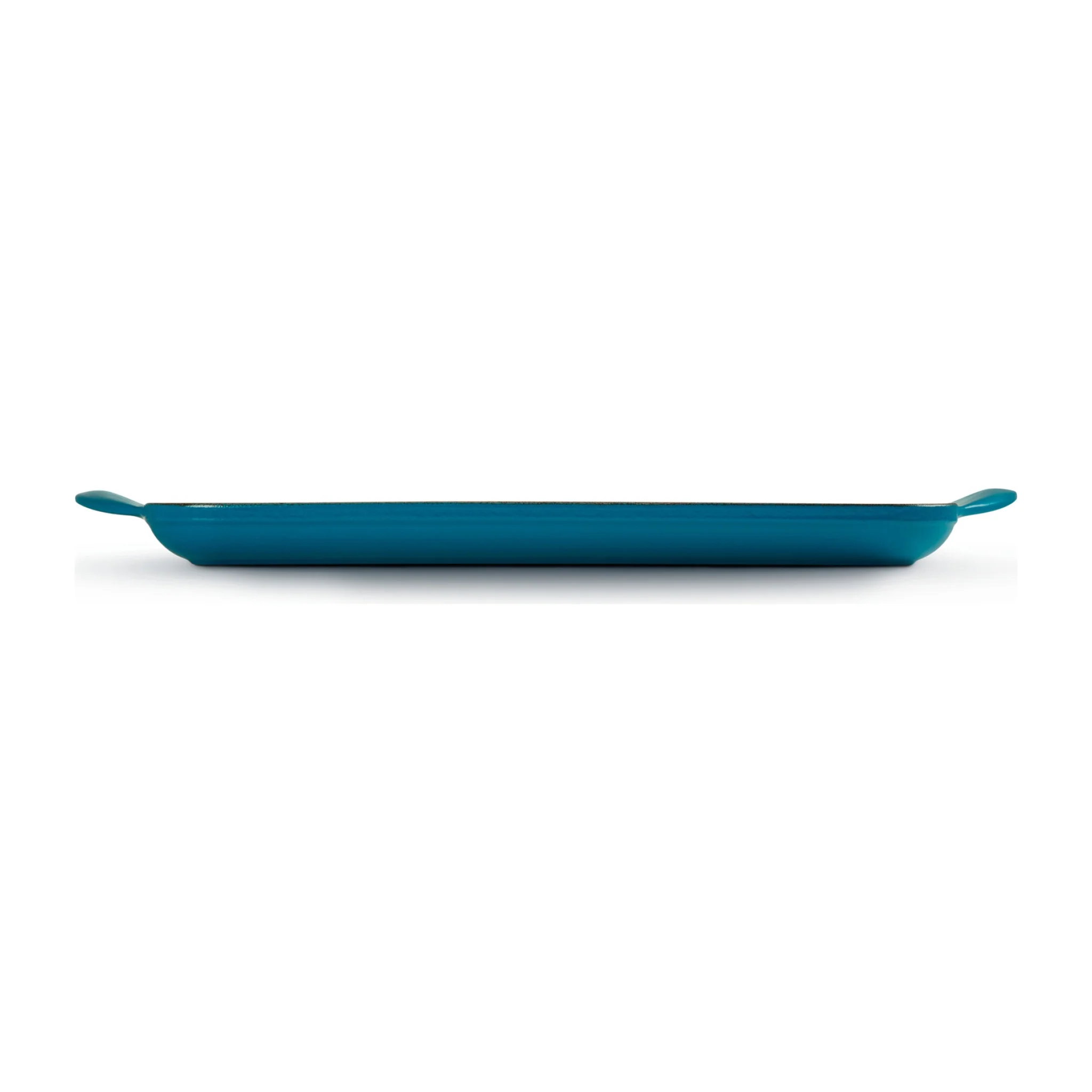 Cast Iron Rectangular Grill | Deep Teal | 32cm - Image 4