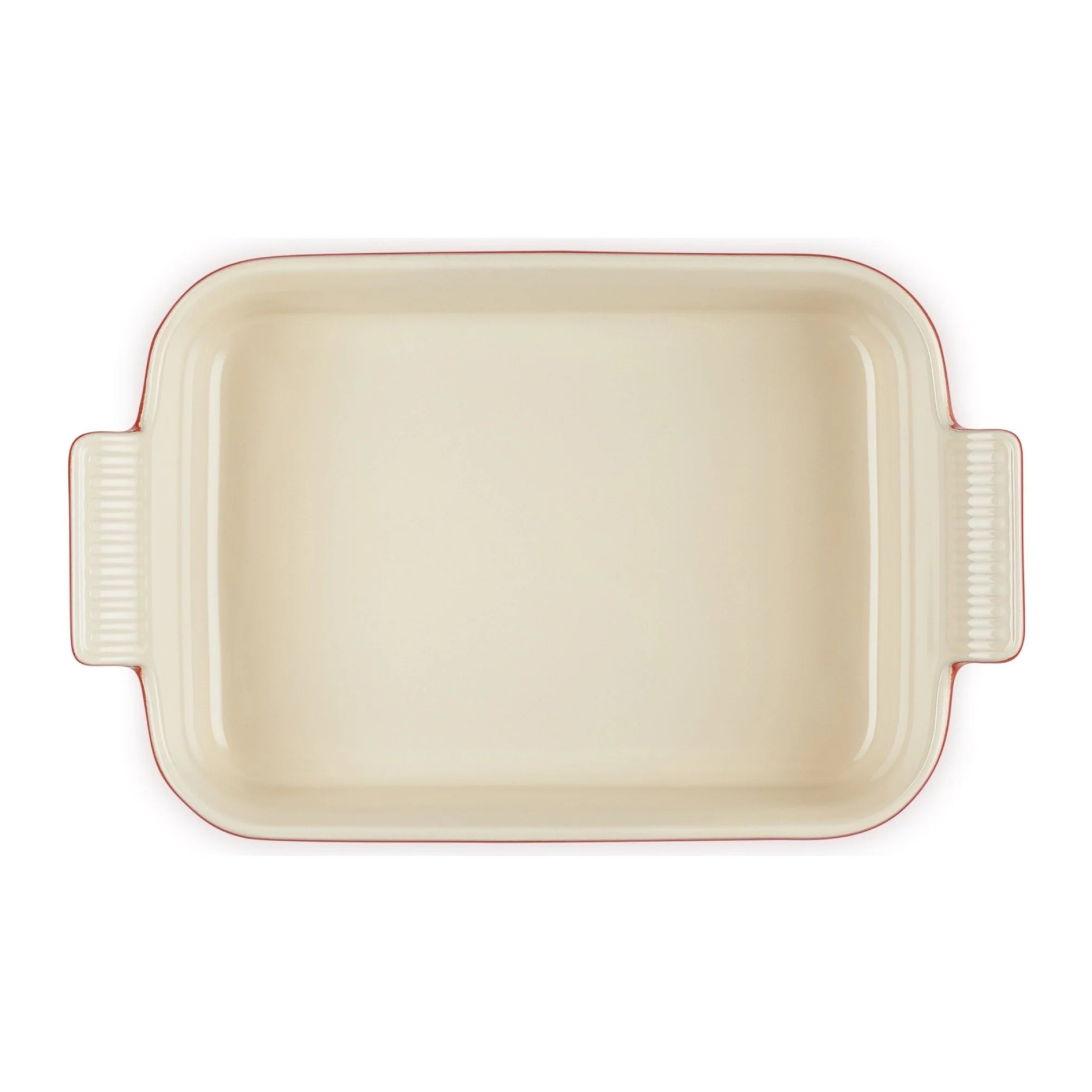 Deep Rectangular Heritage Dish | Stoneware | Cerise | 26cm - Image 3