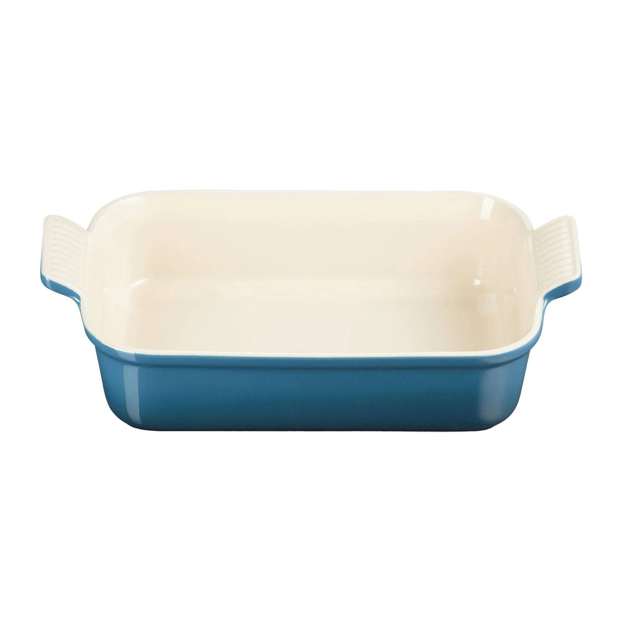 Deep Rectangular Heritage Dish | Stoneware | Deep Teal | 26cm - Image 5