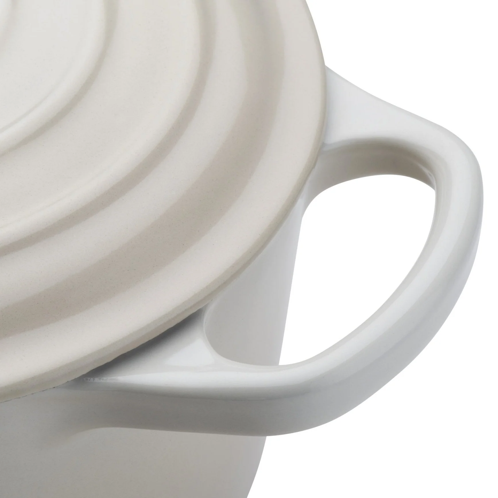 Oval Cast Iron Casserole Dish | Meringue | 27cm - Image 5