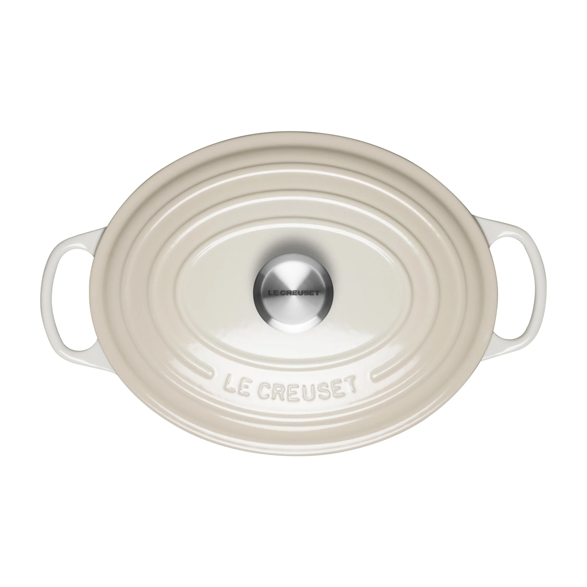 Oval Cast Iron Casserole Dish | Meringue | 29cm - Image 4