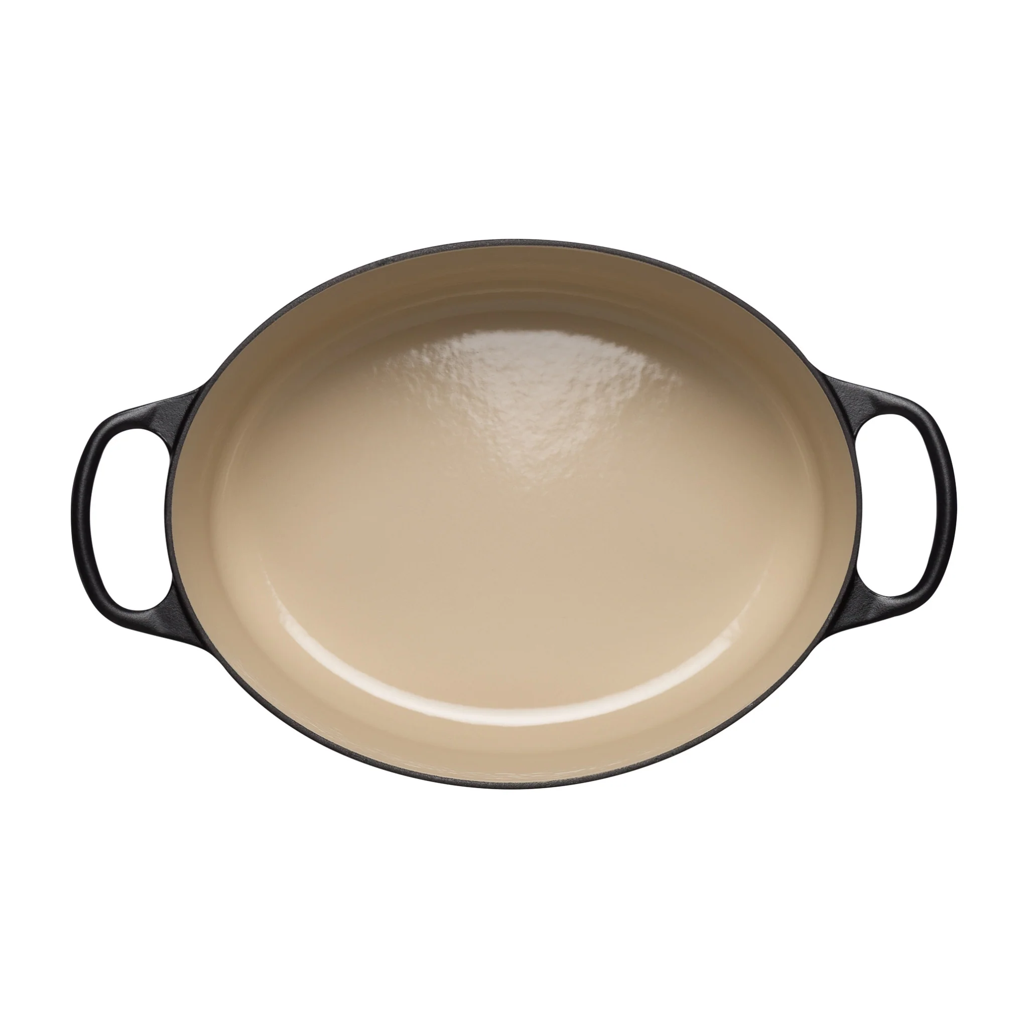 Oval Cast Iron Casserole Dish | Satin Black | 27cm - Image 3