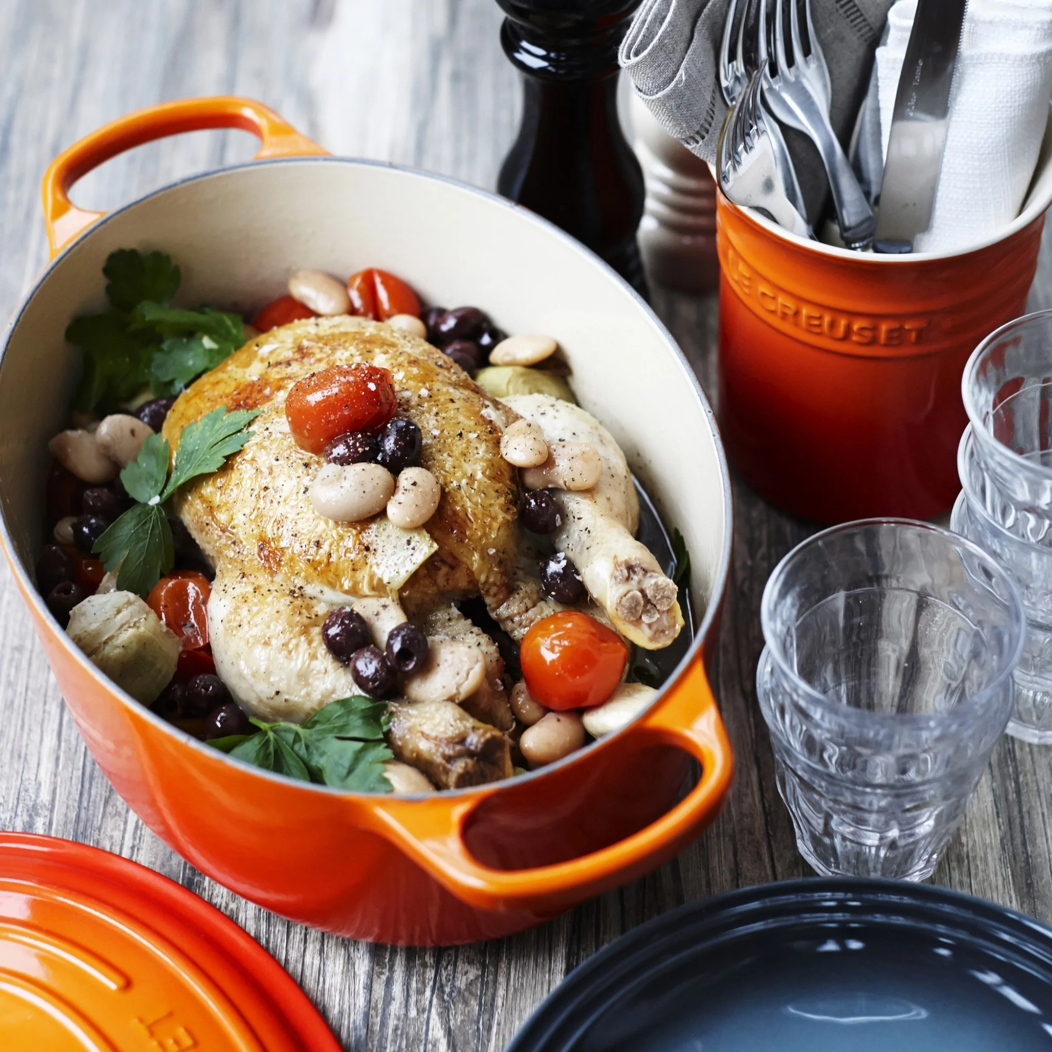 Oval Cast Iron Casserole Dish | Volcanic | 29cm - Image 2