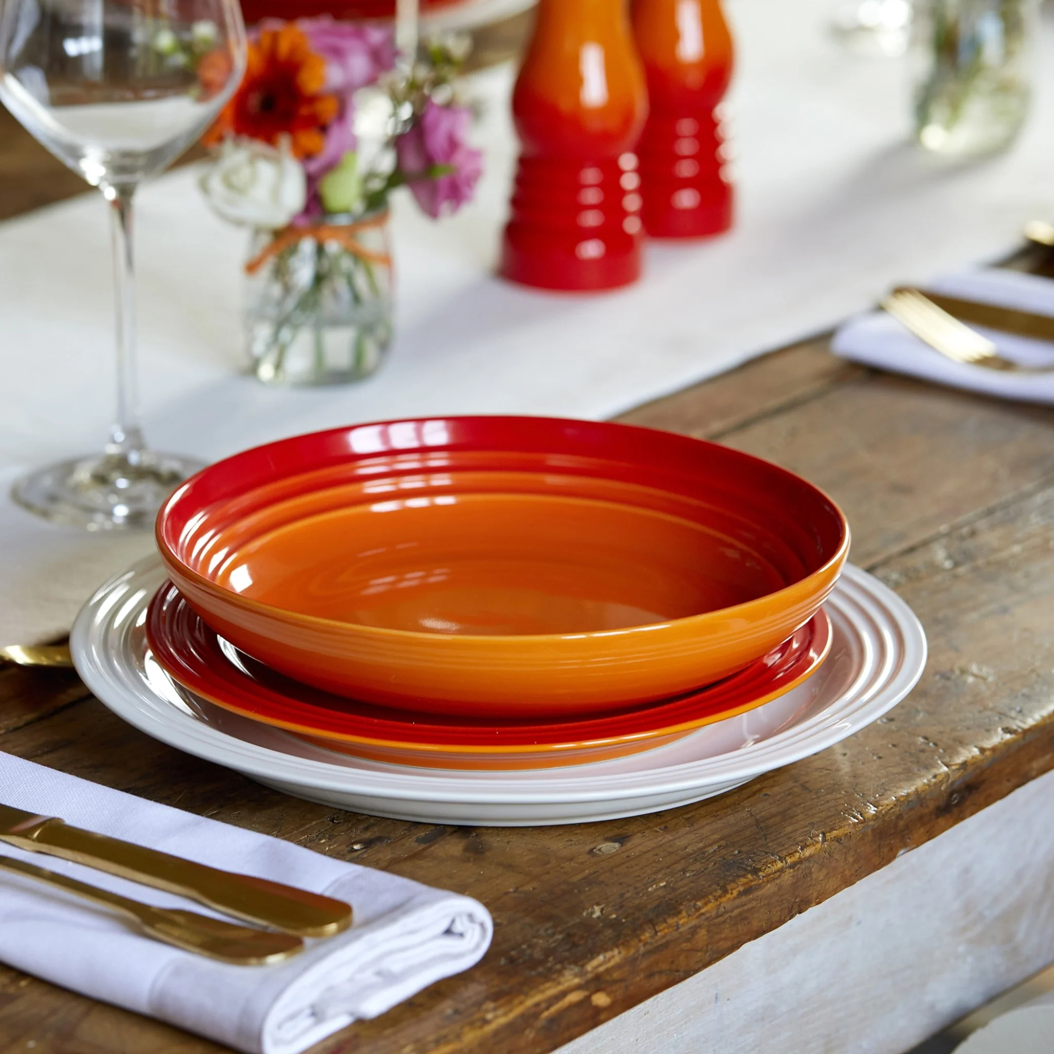 Pasta Bowl | Stoneware | Volcanic | 22cm - Image 2