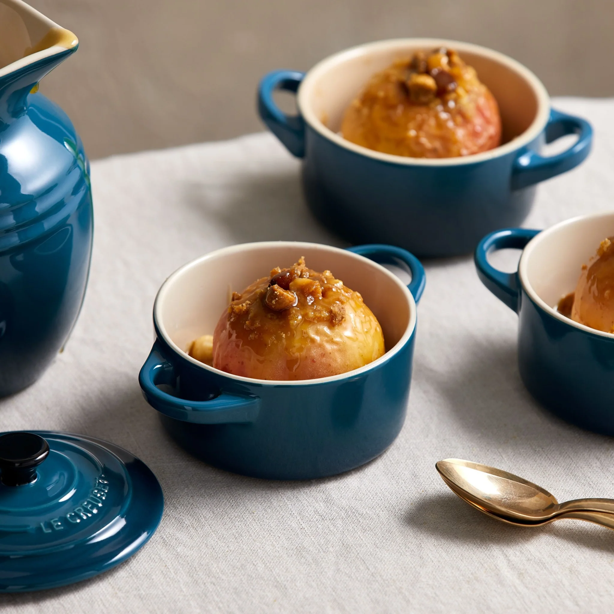 Petite Round Casserole Dish | Deep Teal - Image 5