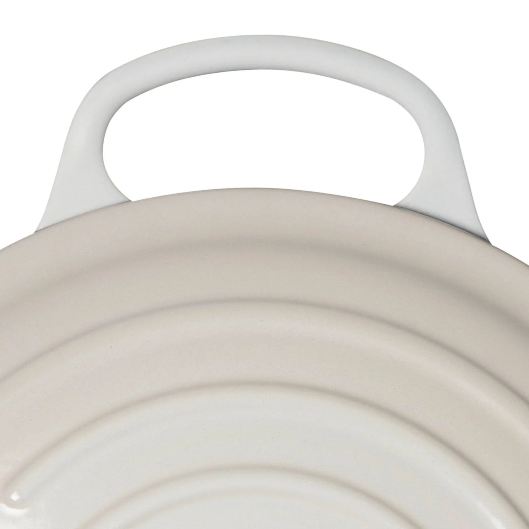 Round Cast Iron Casserole Dish | Meringue | 24cm - Image 5