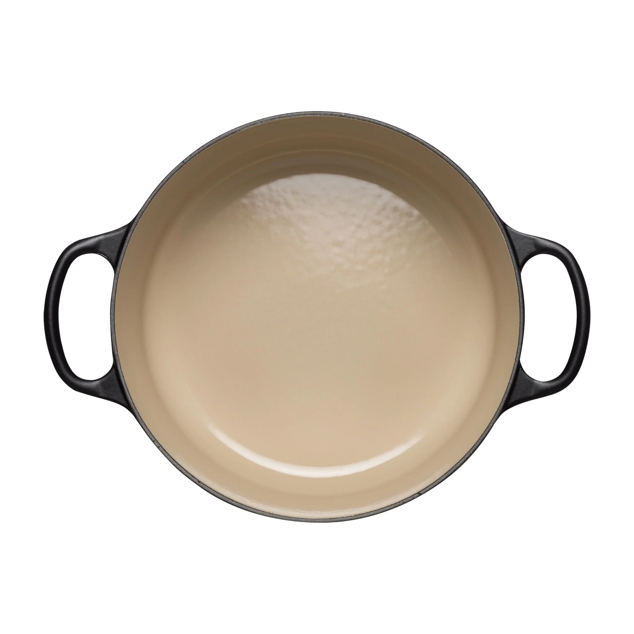 Round Cast Iron Casserole Dish | Satin Black | 20cm - Image 2