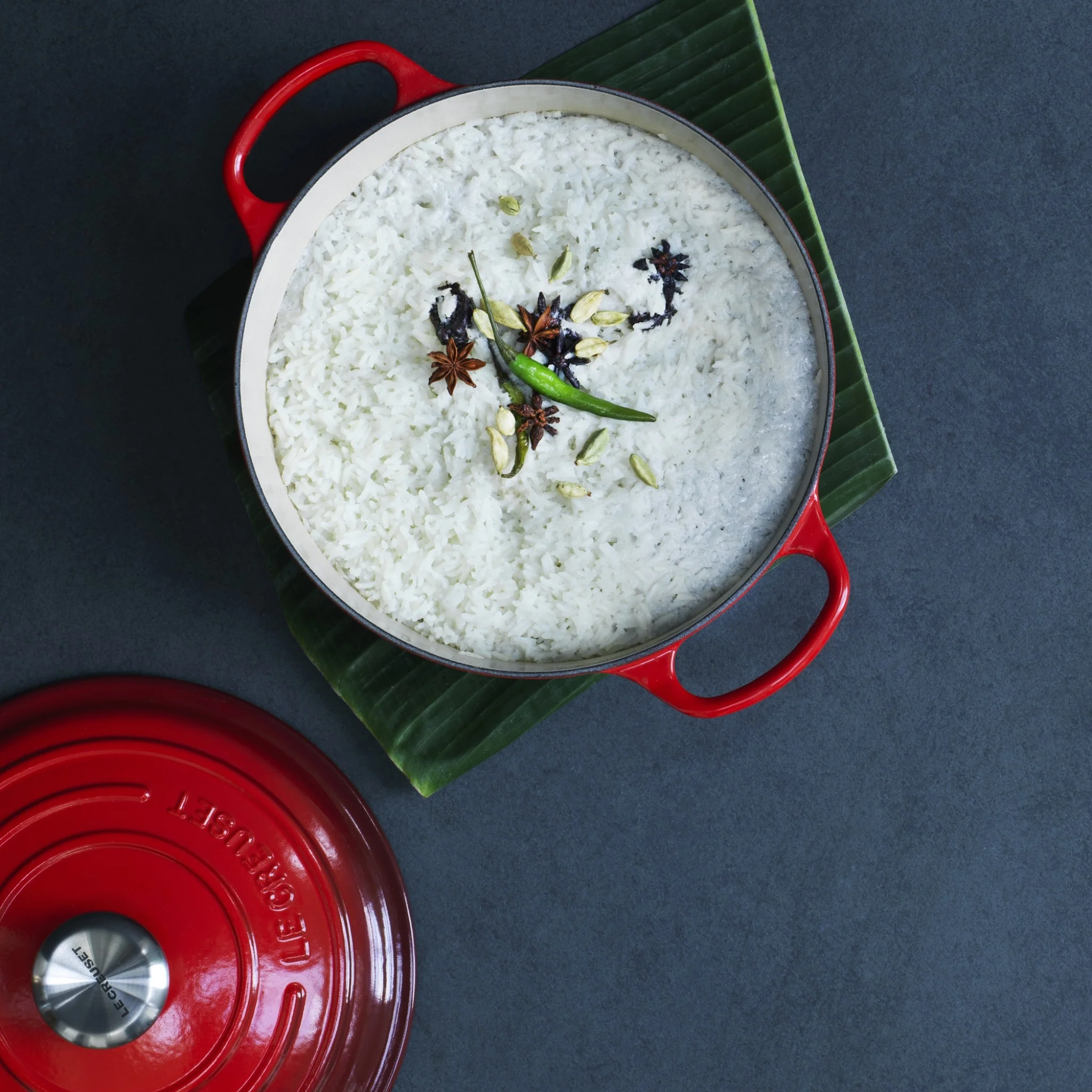 Shallow Cast Iron Casserole Dish | Cerise | 30cm - Image 2