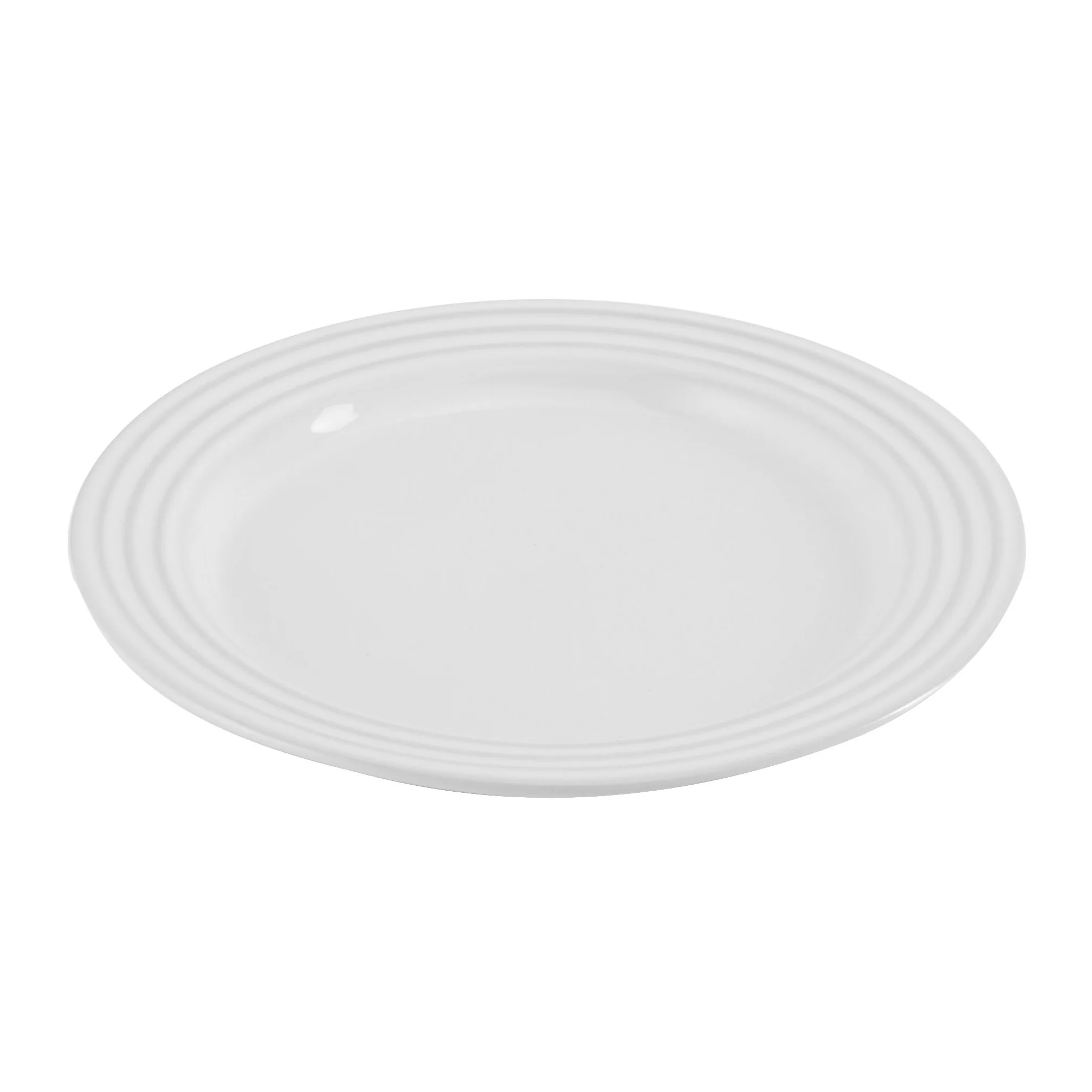 Side Plate | Stoneware | White | 22cm