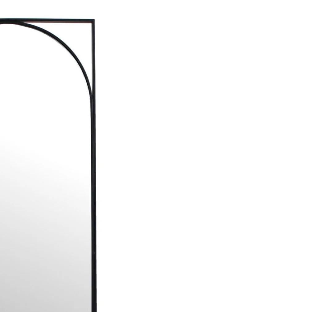 Long Metal Mirror | Isaac | Black - Image 2