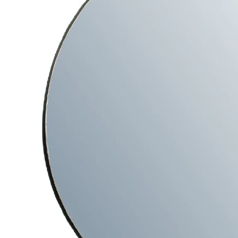 Metal Round Mirror | Danny | Black - Image 2