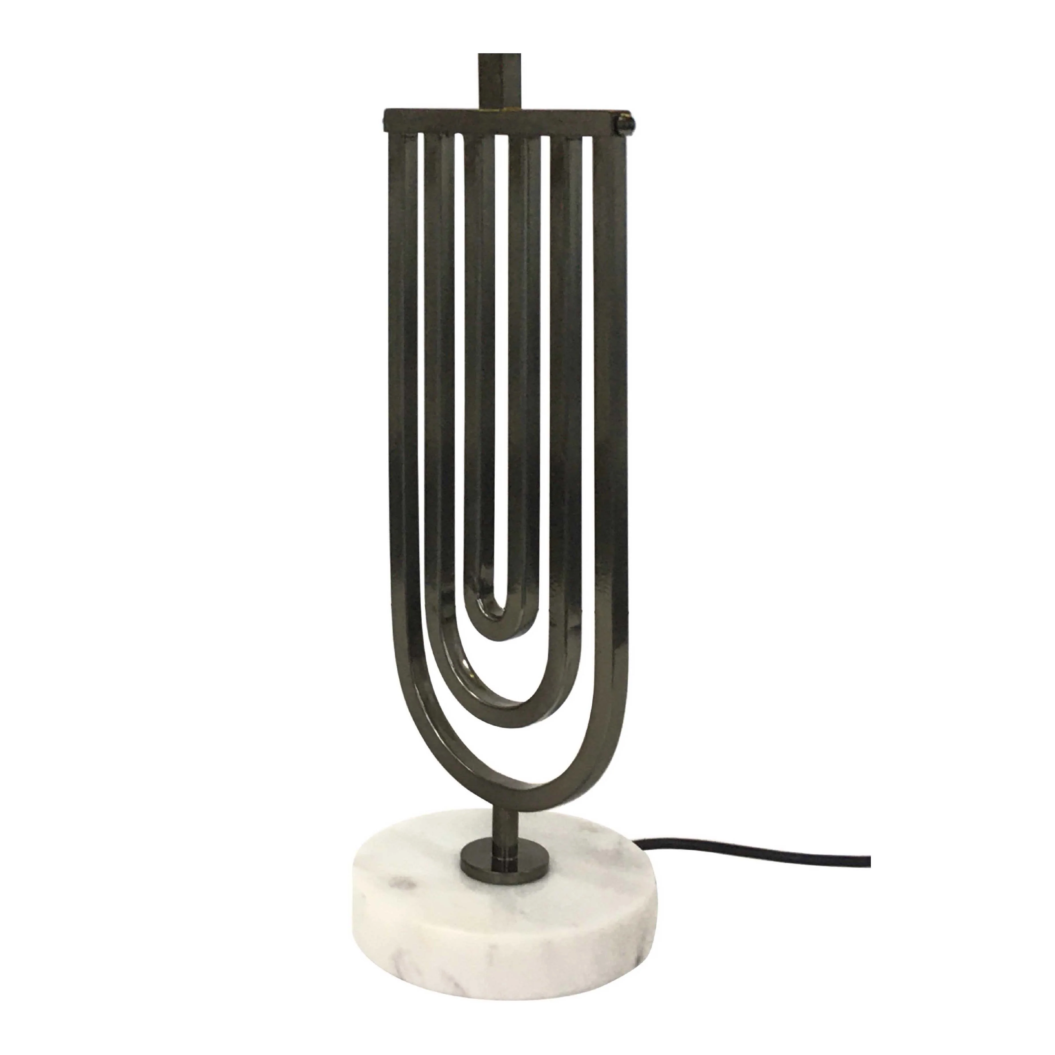 Table Lamp Base | Enigma | Metallic Black Nickel - Image 3