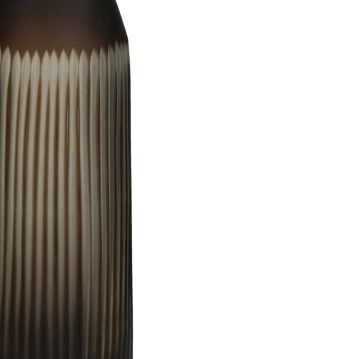 Tall Glass Vase | Cantelupe | Brown - Image 2