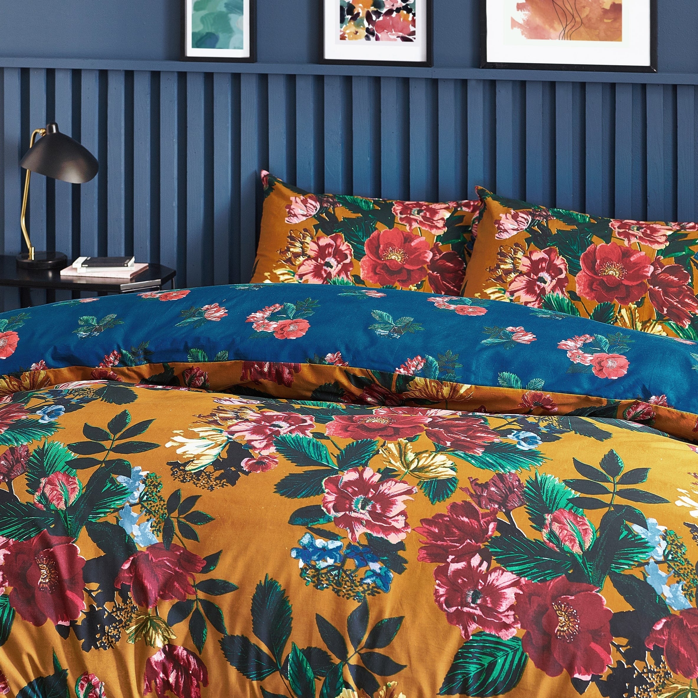 Floral Duvet Cover Set | Amber - Image 3