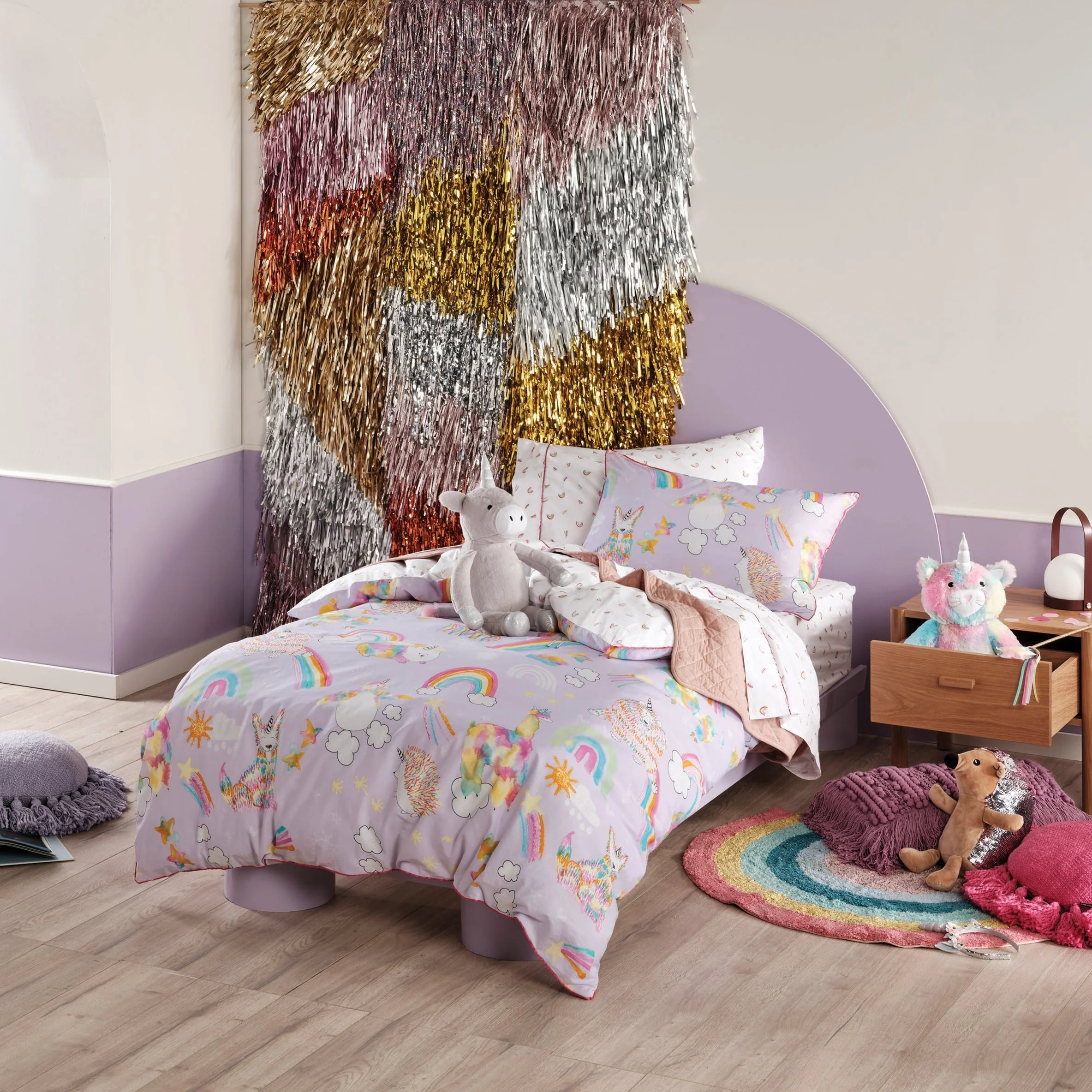 Unicorniverse Kids Duvet Cover Set | Multicolour - Image 5