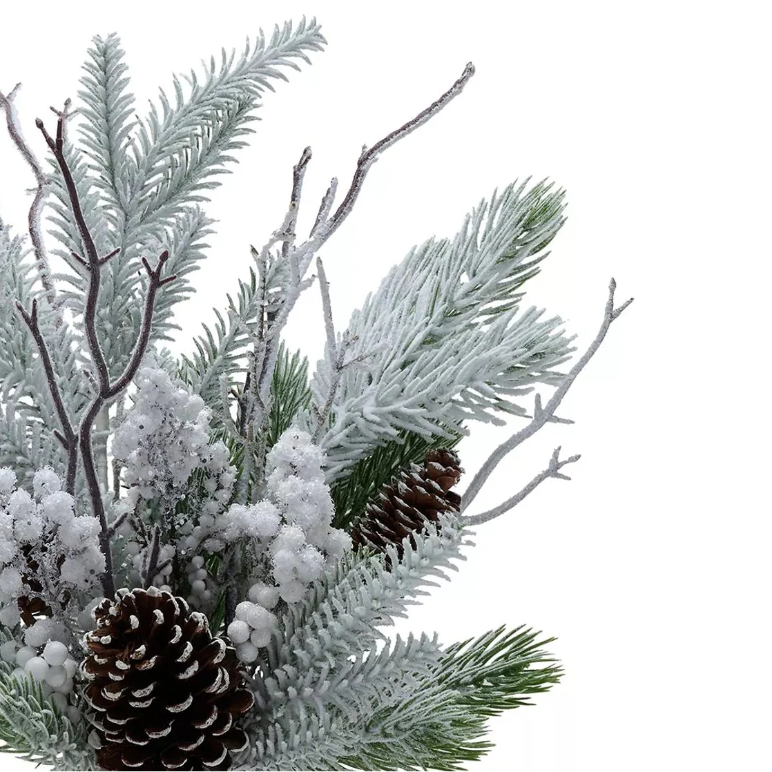 Faux Frosted Pine Pot - Image 2