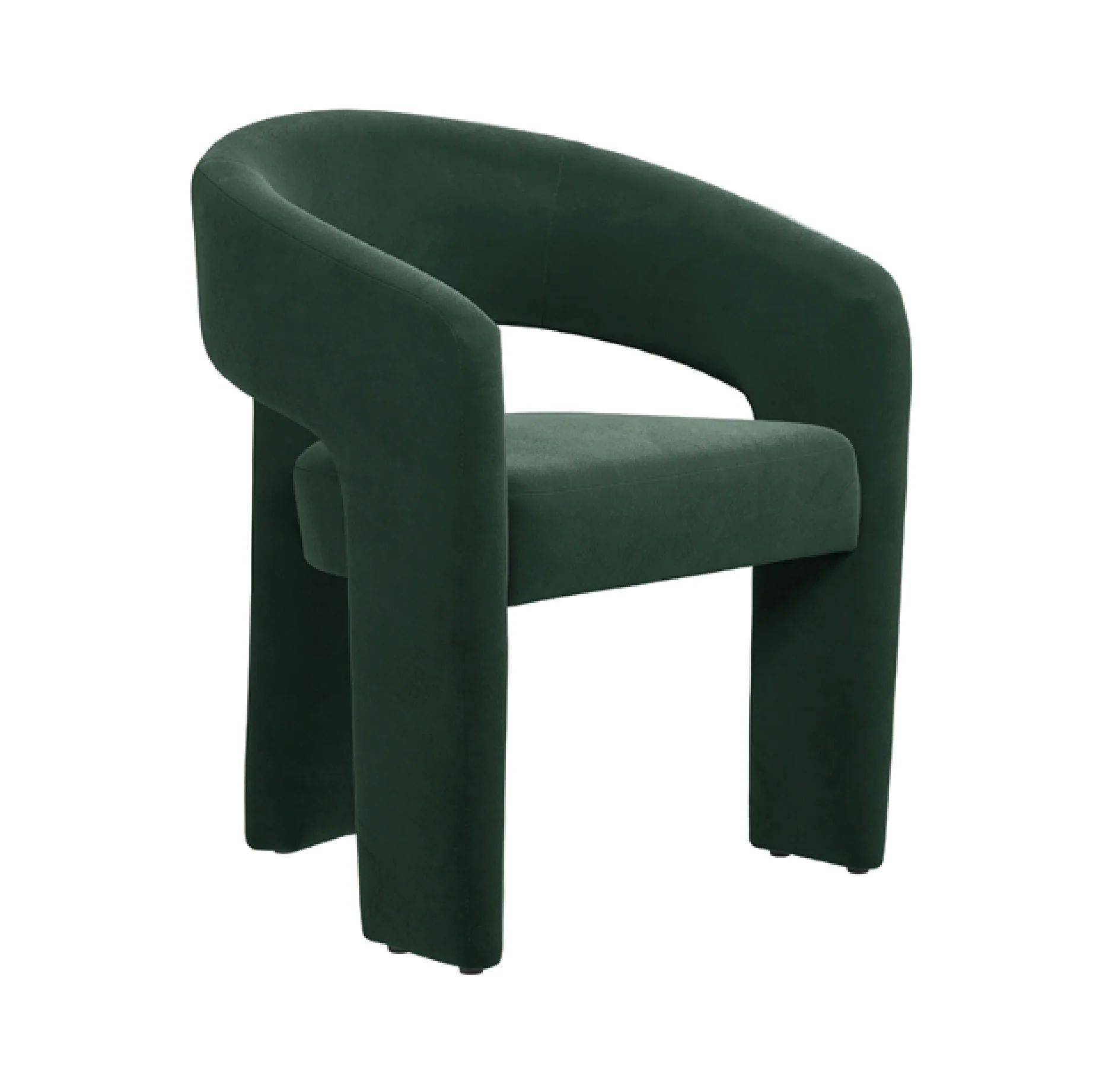 Alba Dining Chair | Forest Green - Image 2