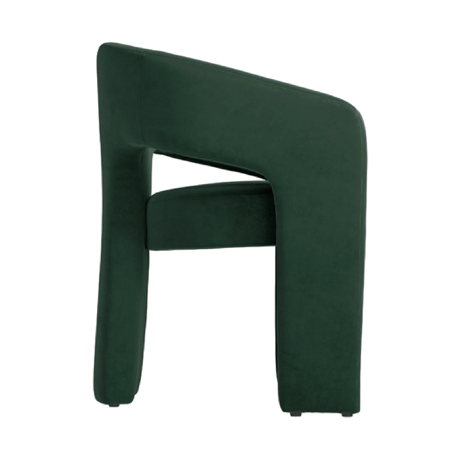 Alba Dining Chair | Forest Green - Image 3