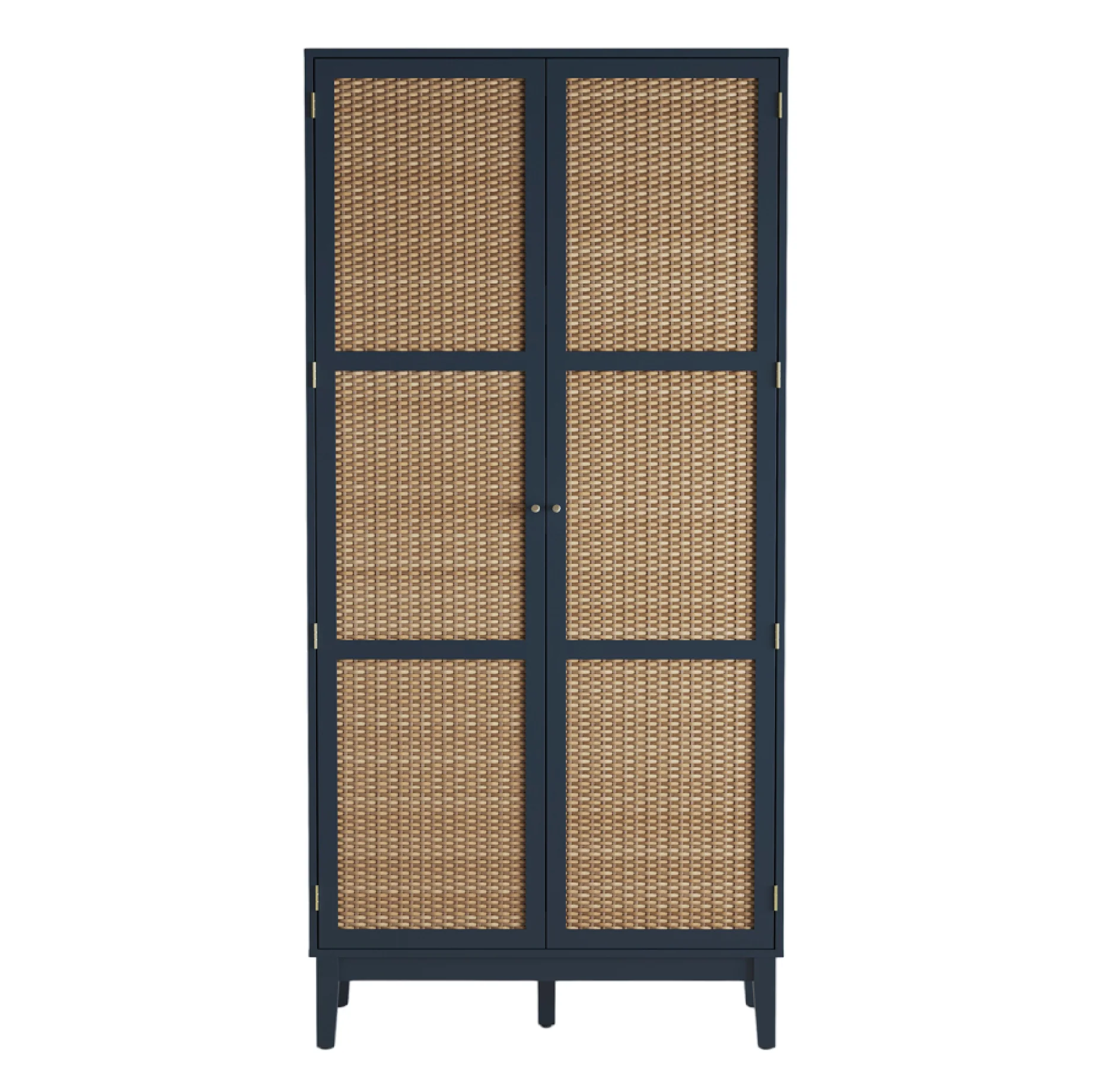 Bordeaux 2 Door Wardrobe | Blue/Natural - Image 2