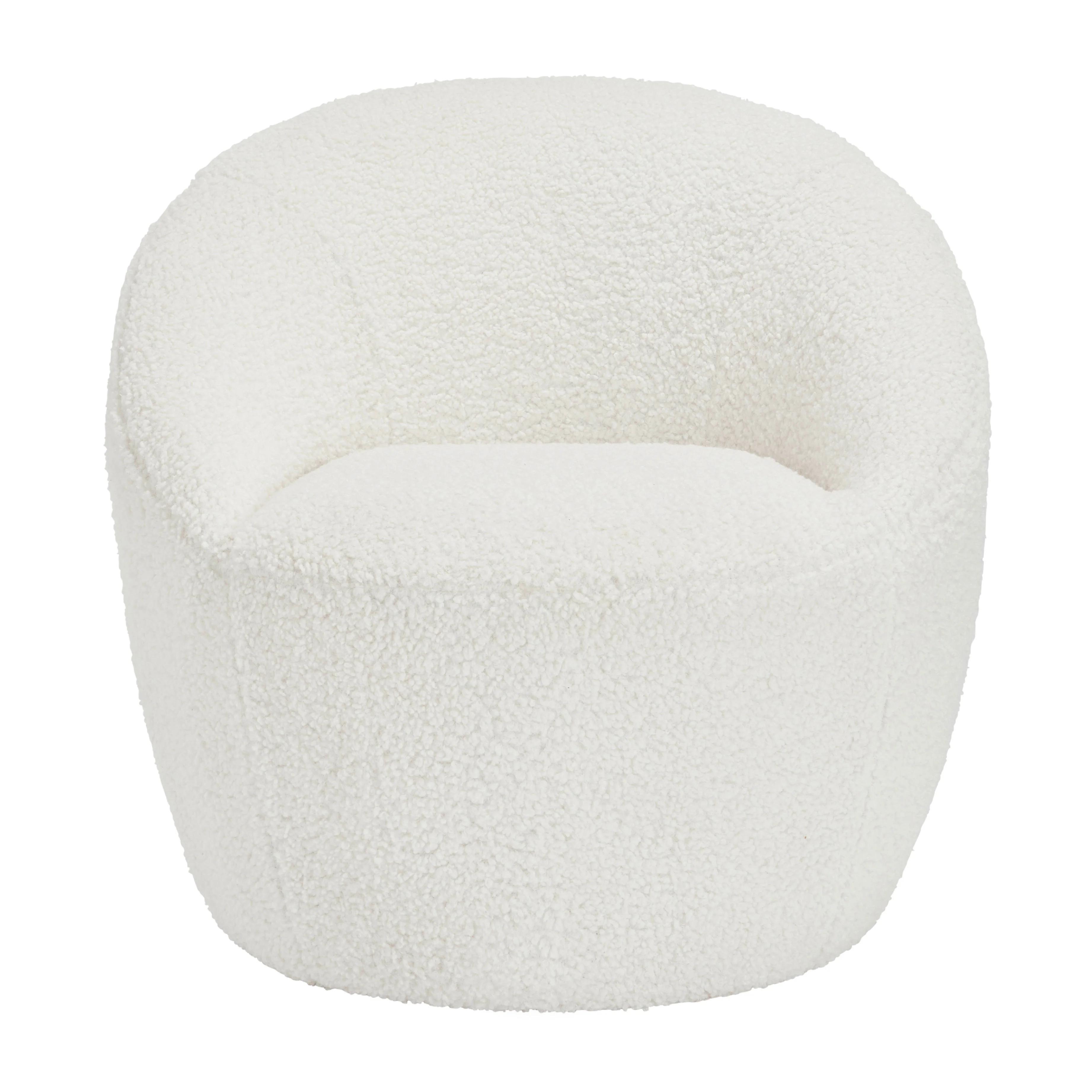 Cocoon Boucle Chair | White - Image 2