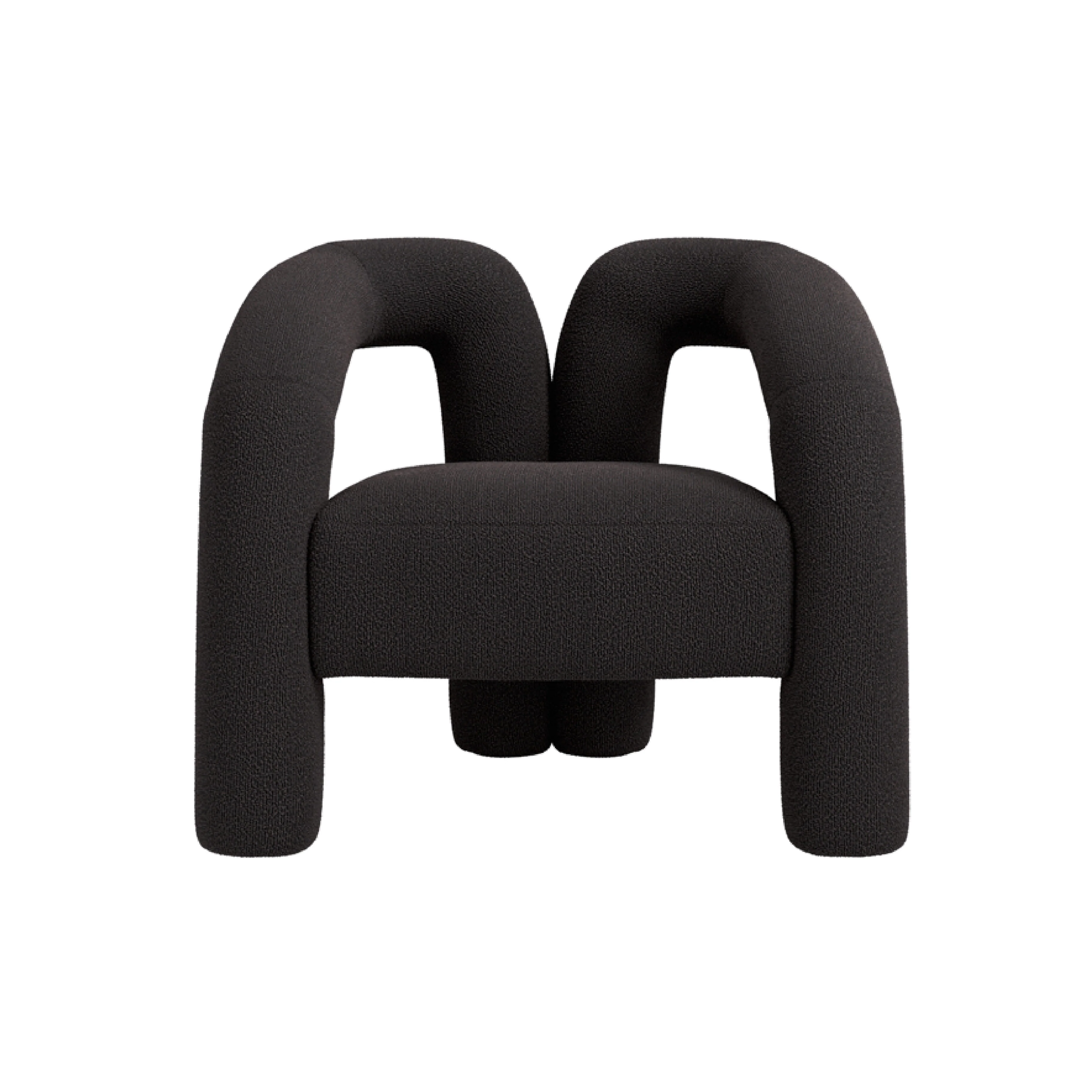 Freyja Boucle Chair | Black - Image 5