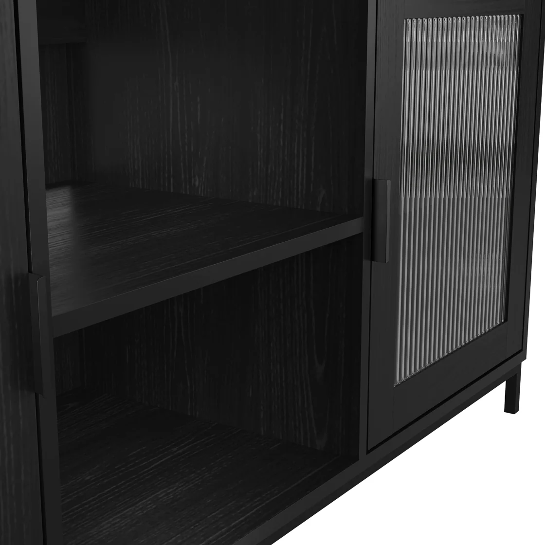 Maddox Reeded Media Unit | Matt Black - Image 2