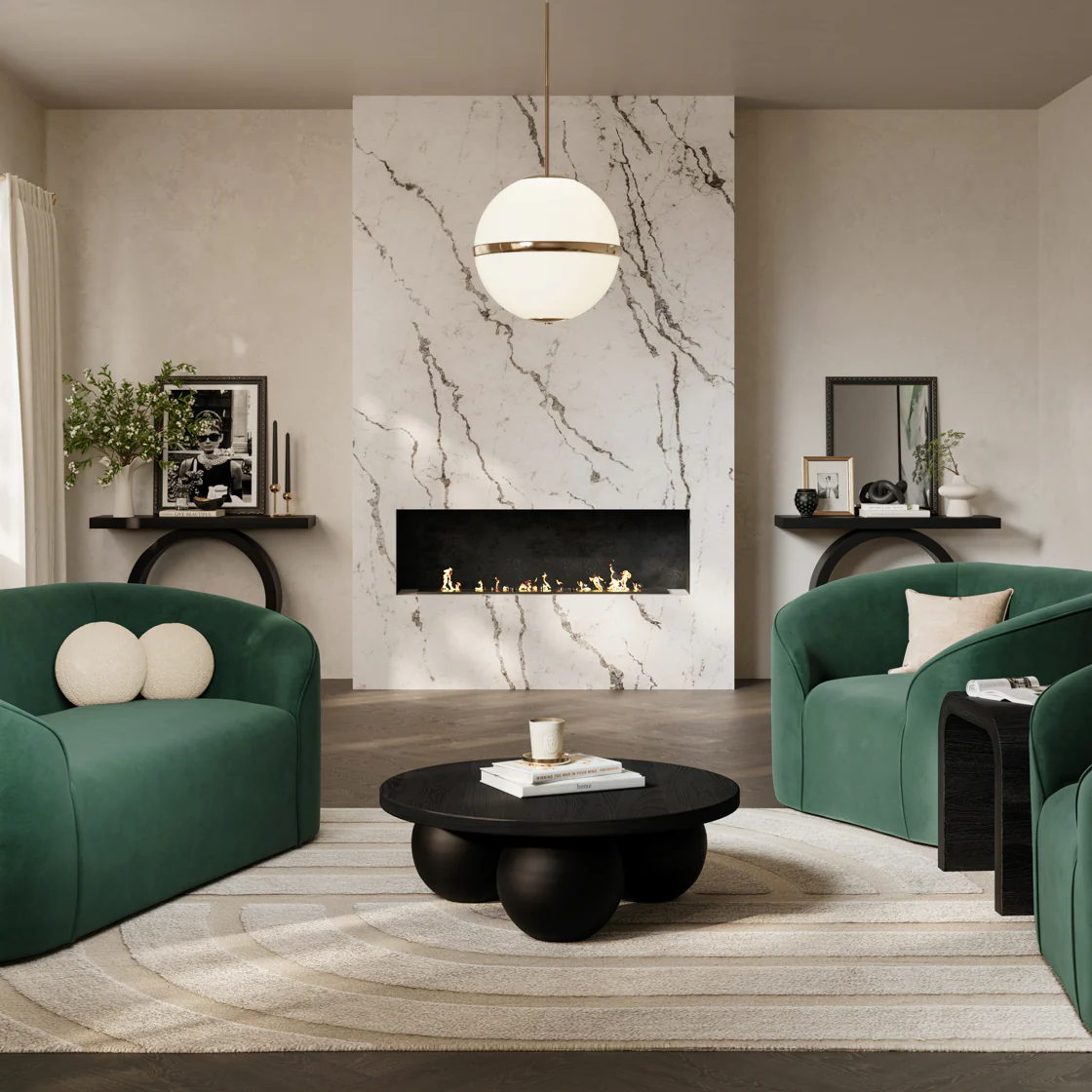 Oren Console Table | Black