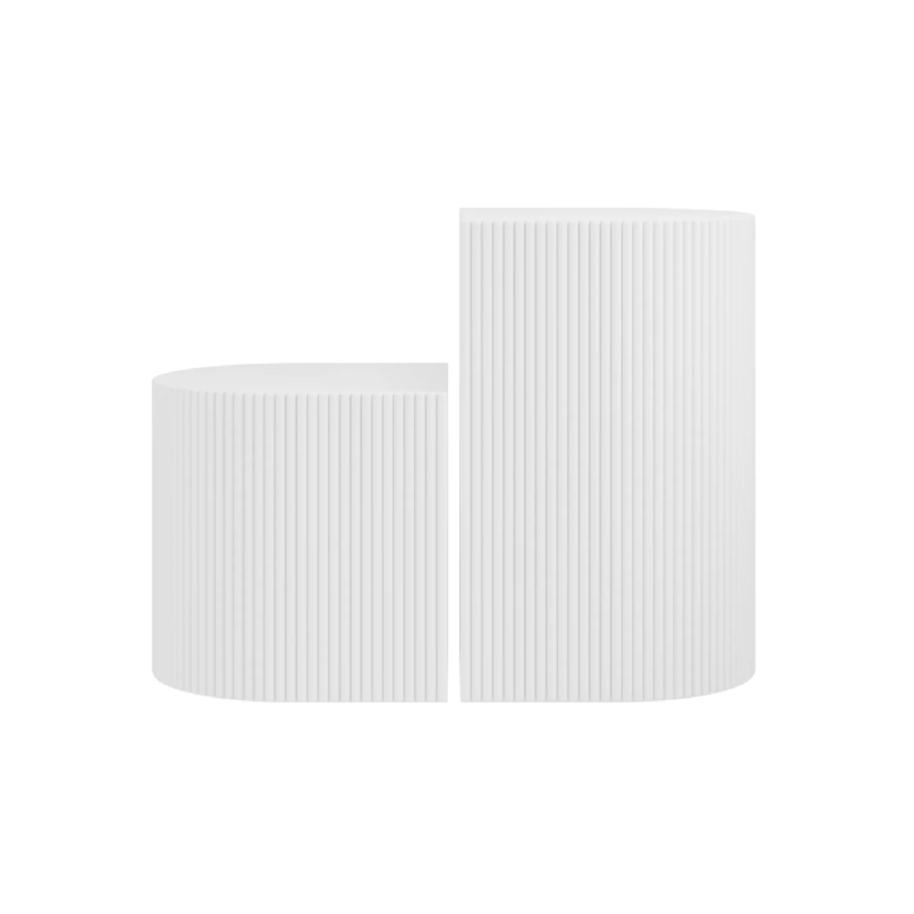 Reed Side Table | White - Image 3