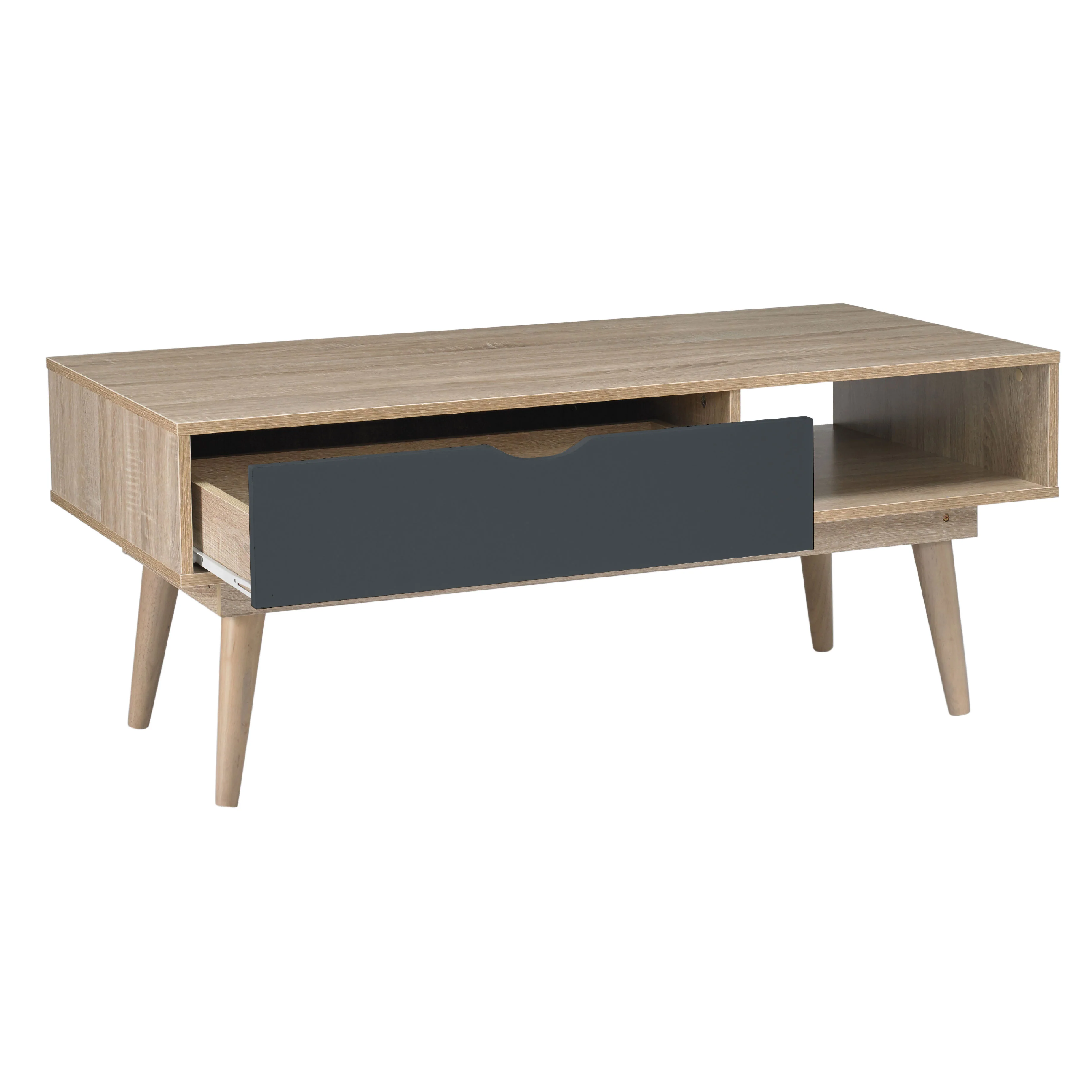 Scandi Coffee Table | Grey Oak - Image 3