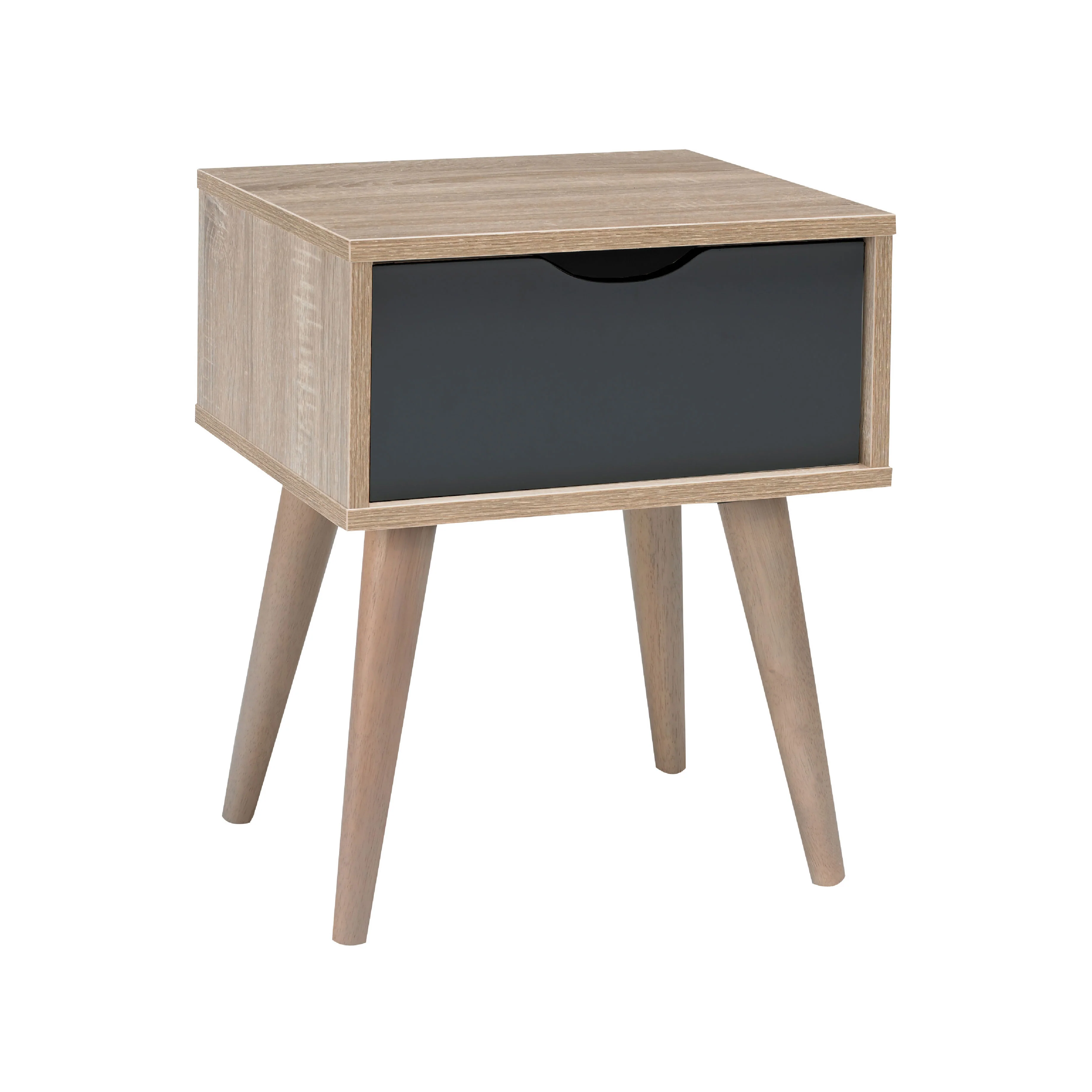 Scandi End Table | Grey Oak - Image 2