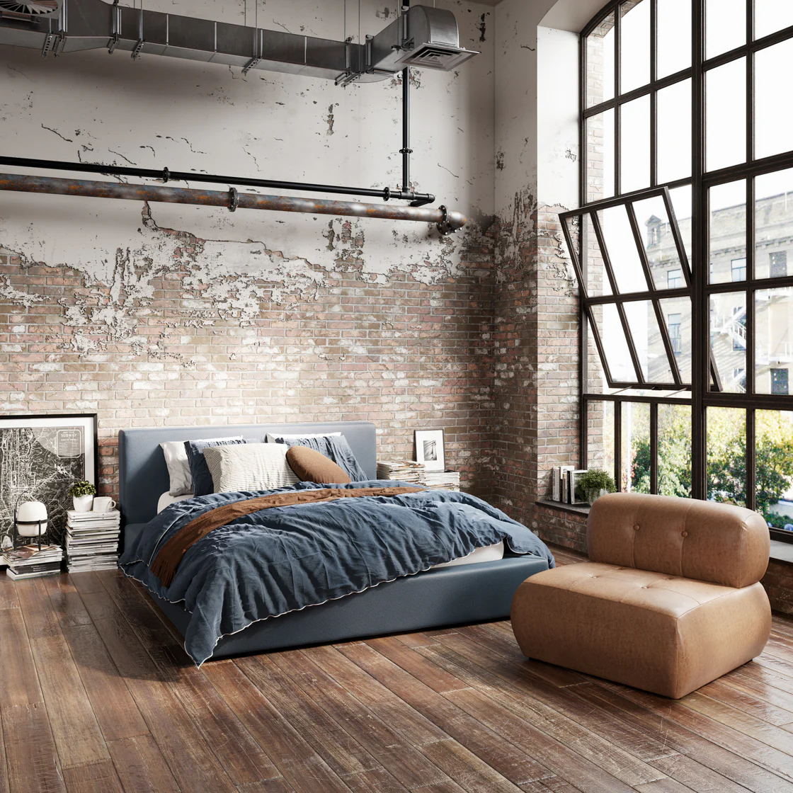 Soho Bed | Ink Blue