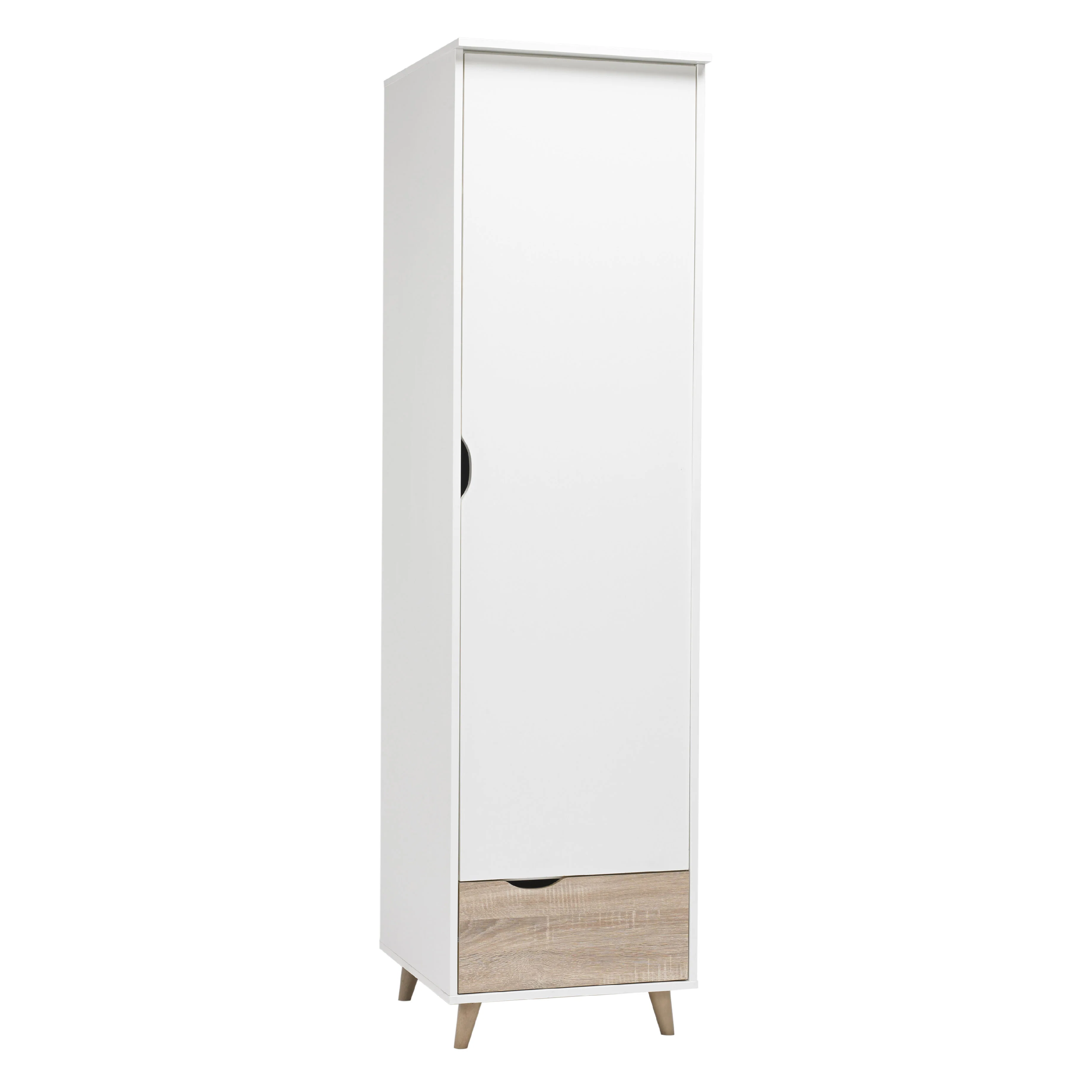 Stockholm 1 Door Wardrobe - Image 2