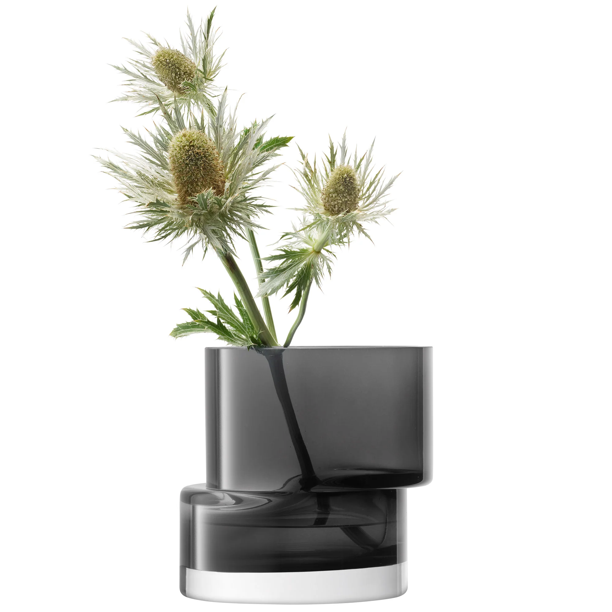 Tier Lantern & Vase | Slate Grey | 13.5cm - Image 3