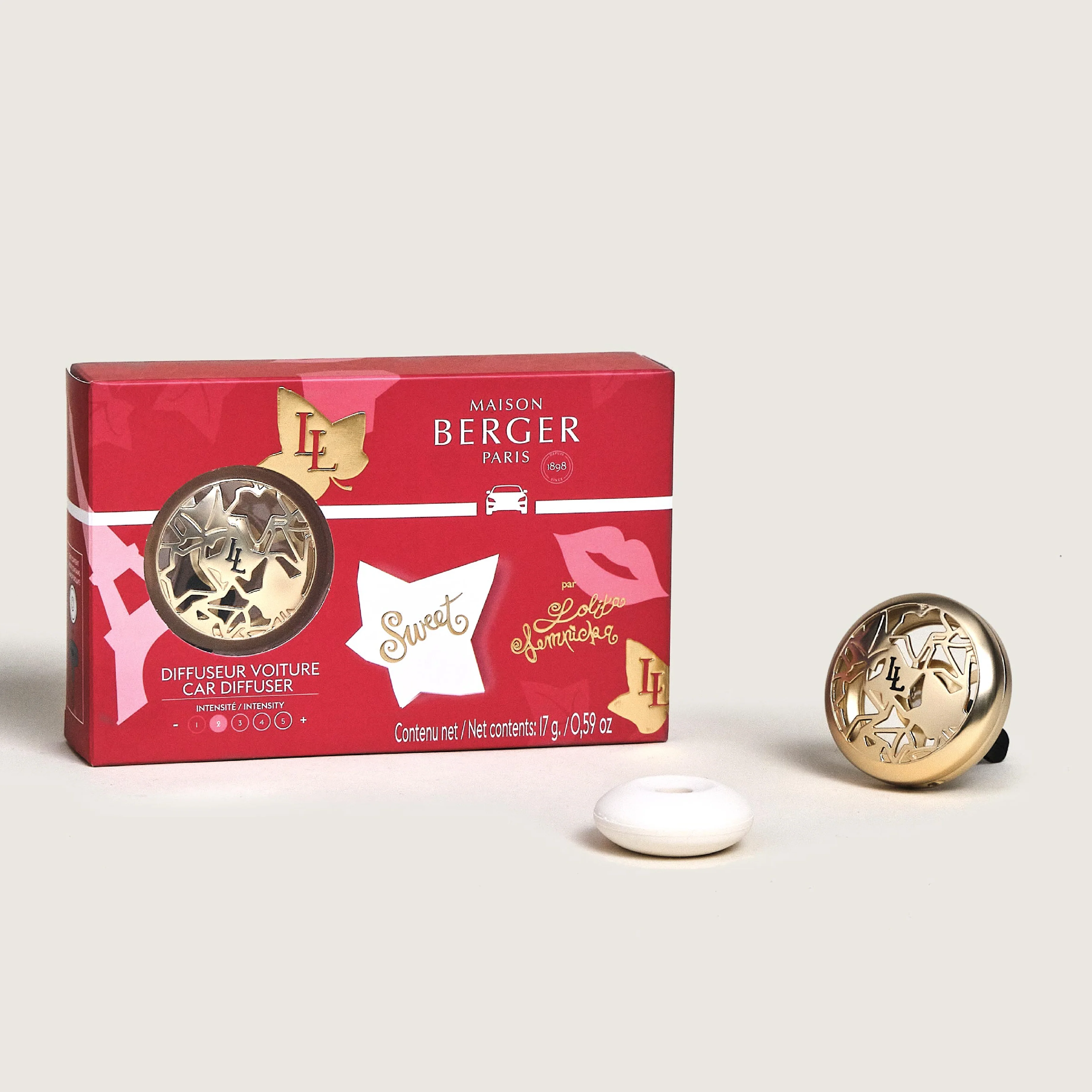 Car Diffuser | Lolita Lempicka Sweet | Gold - Image 5