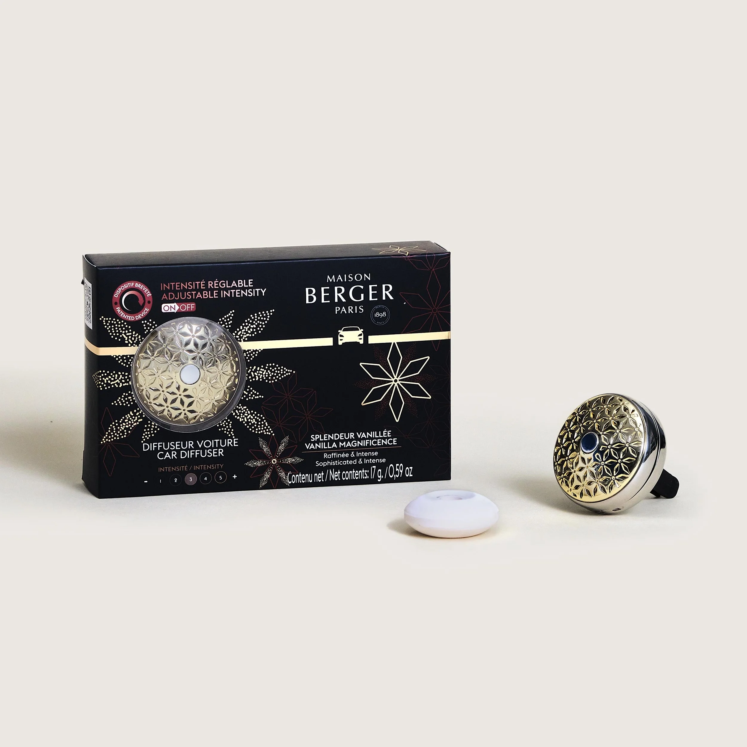 Pomelis Car Diffuser | Vanilla Magnificence | Gold - Image 5